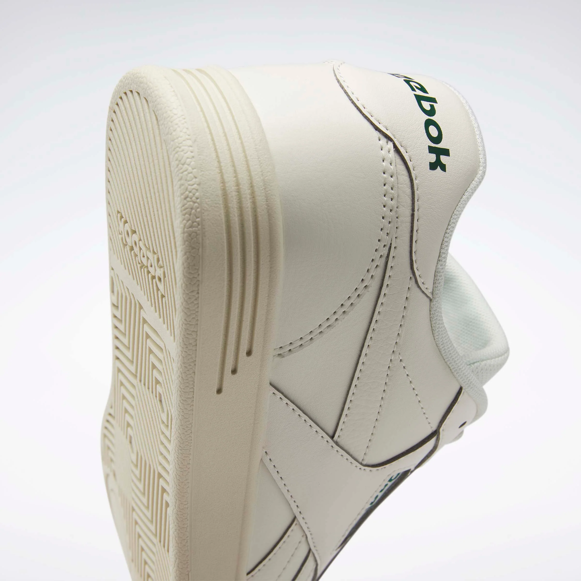 Reebok Court Advance Chalk/Dark Green/Flash Red - Image 7