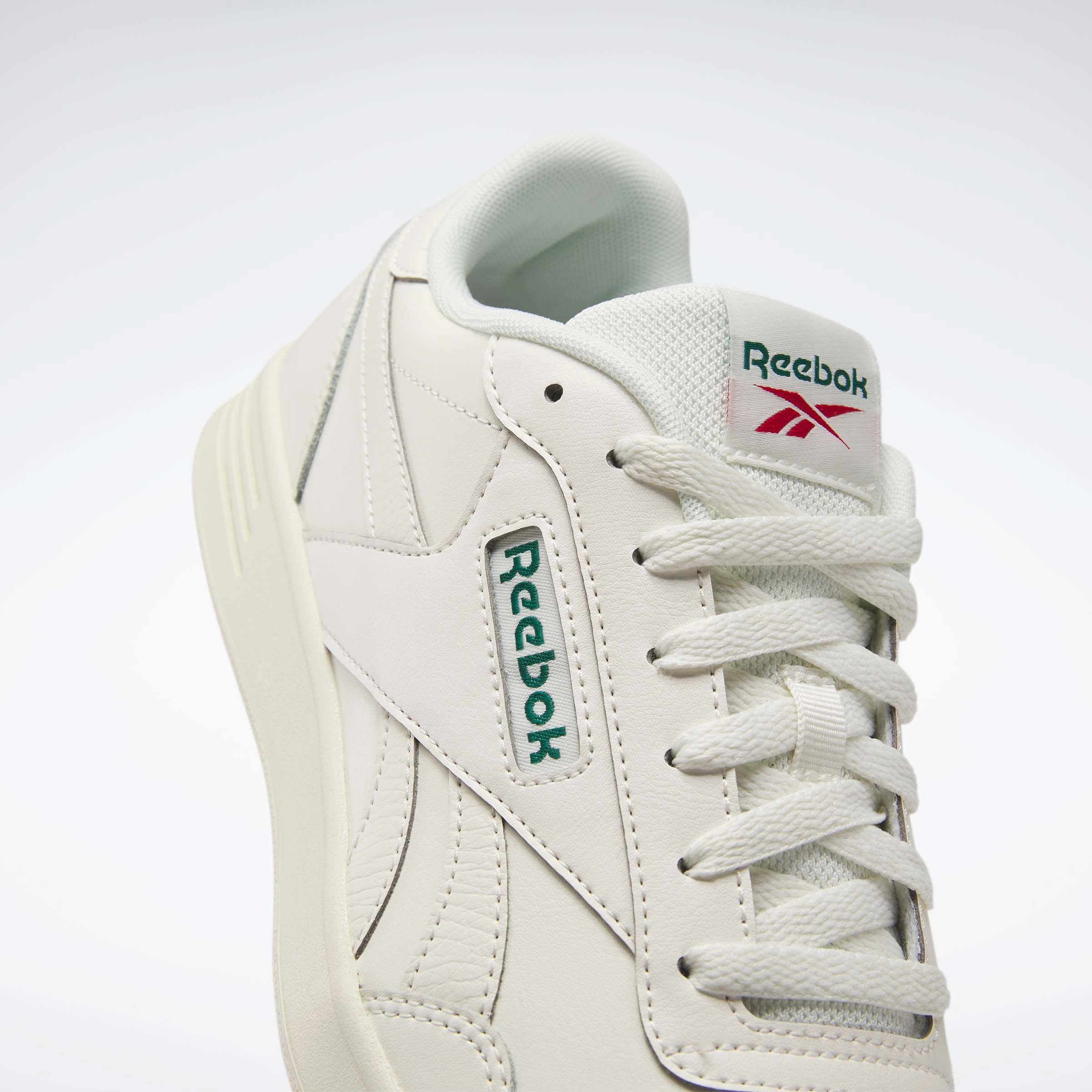 Reebok Court Advance Chalk/Dark Green/Flash Red - Image 8
