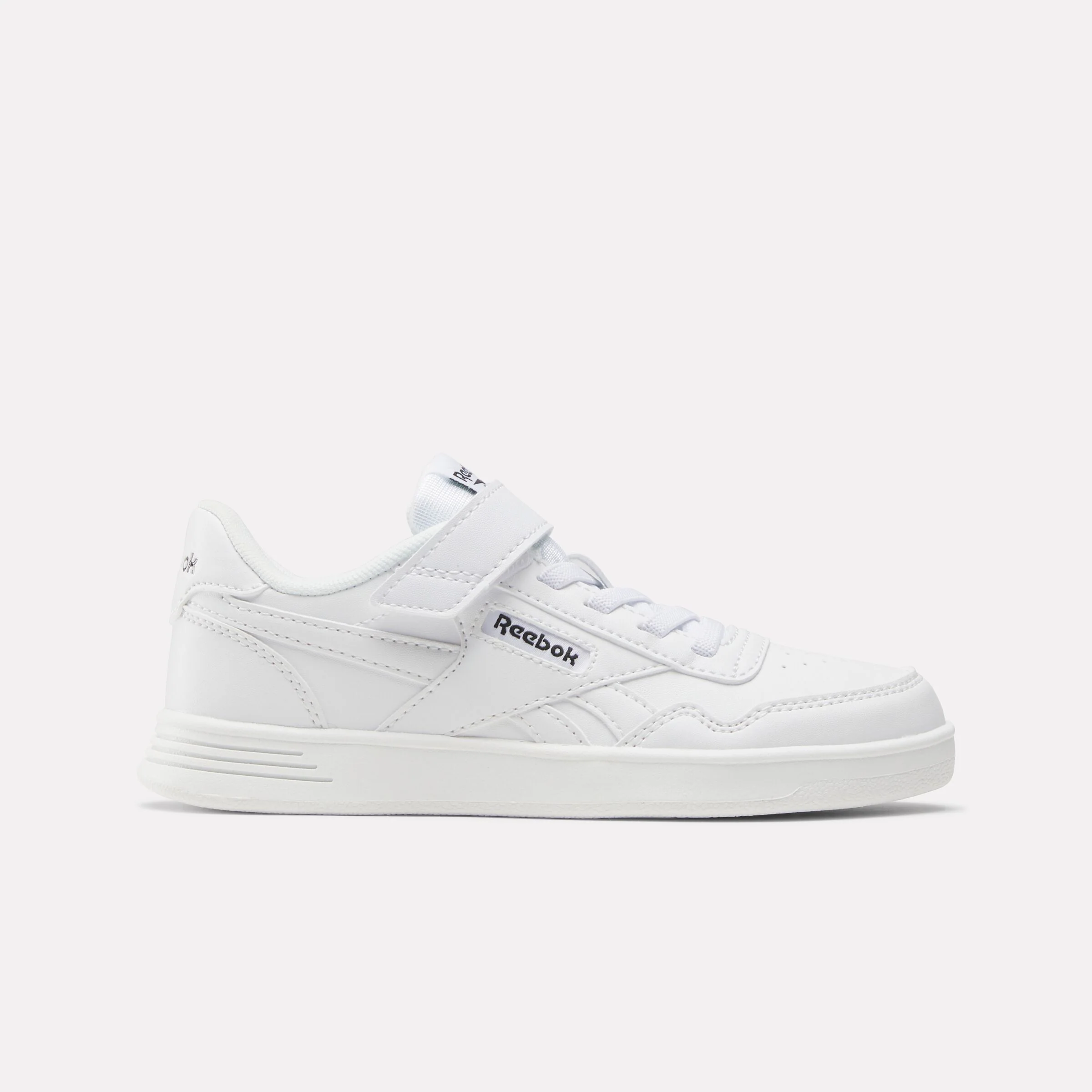 Reebok Court Advance El & Ts Boy's White/White/White