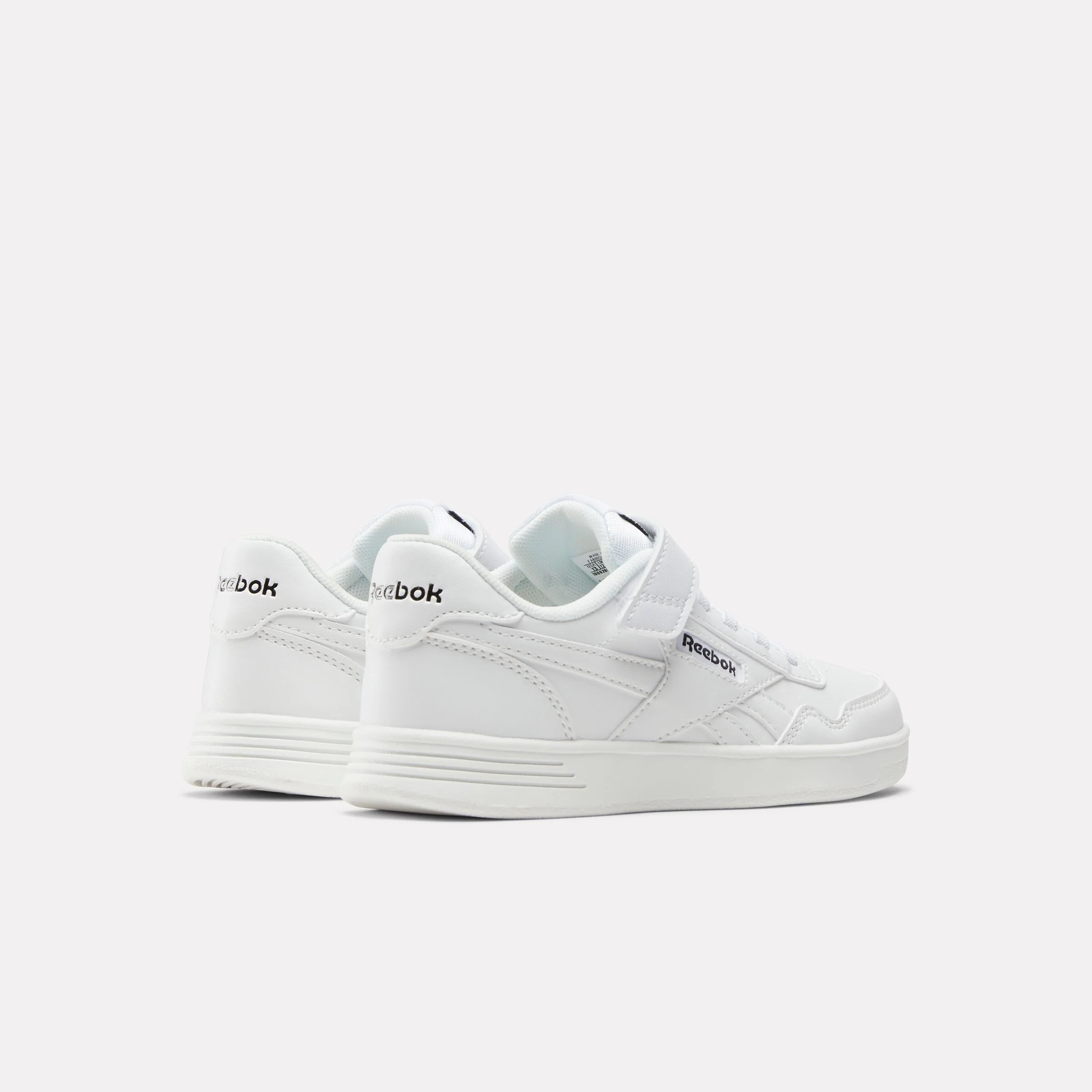 Reebok Court Advance El & Ts Boy's White/White/White - Image 3