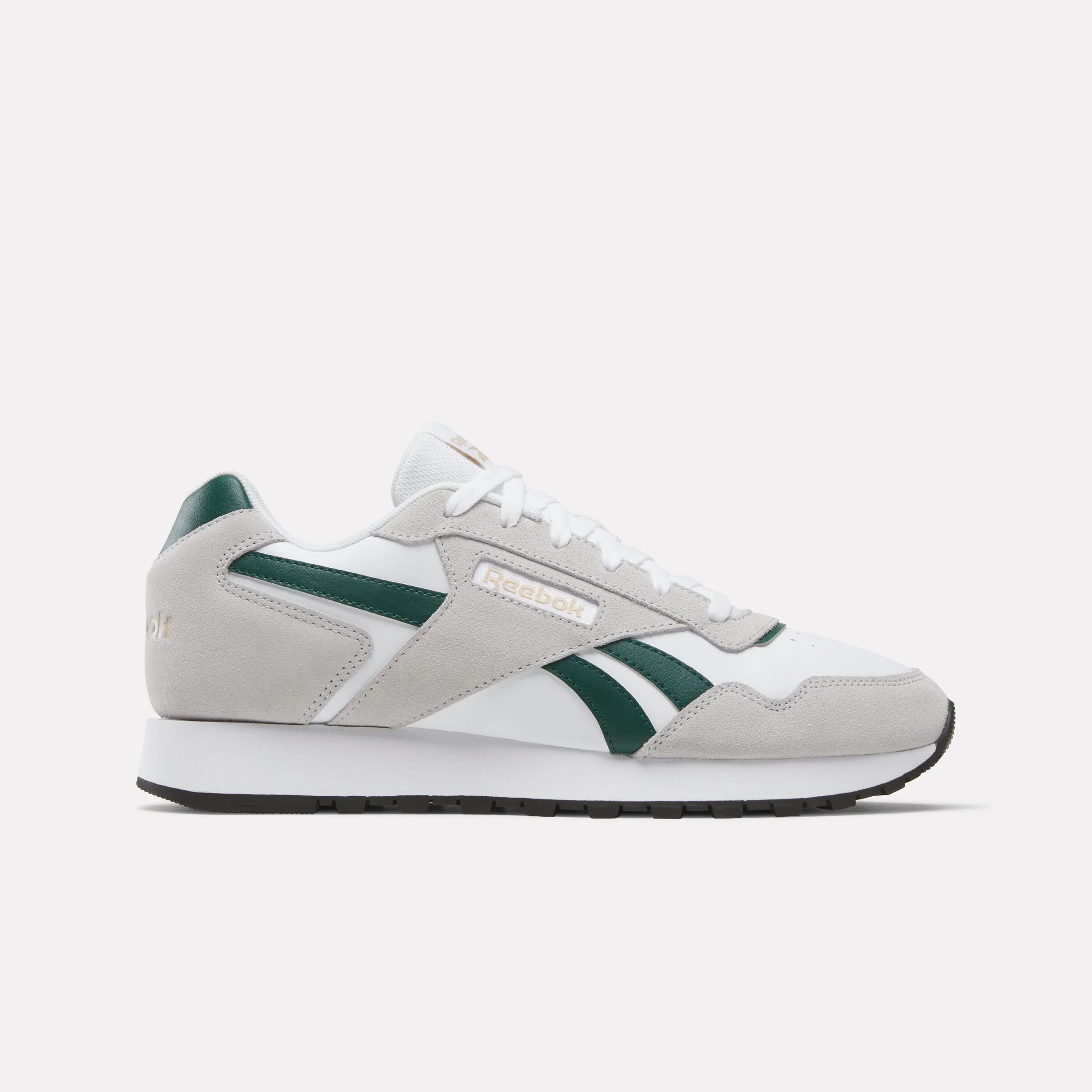 Reebok Glide White/Collegiate Green/Grey