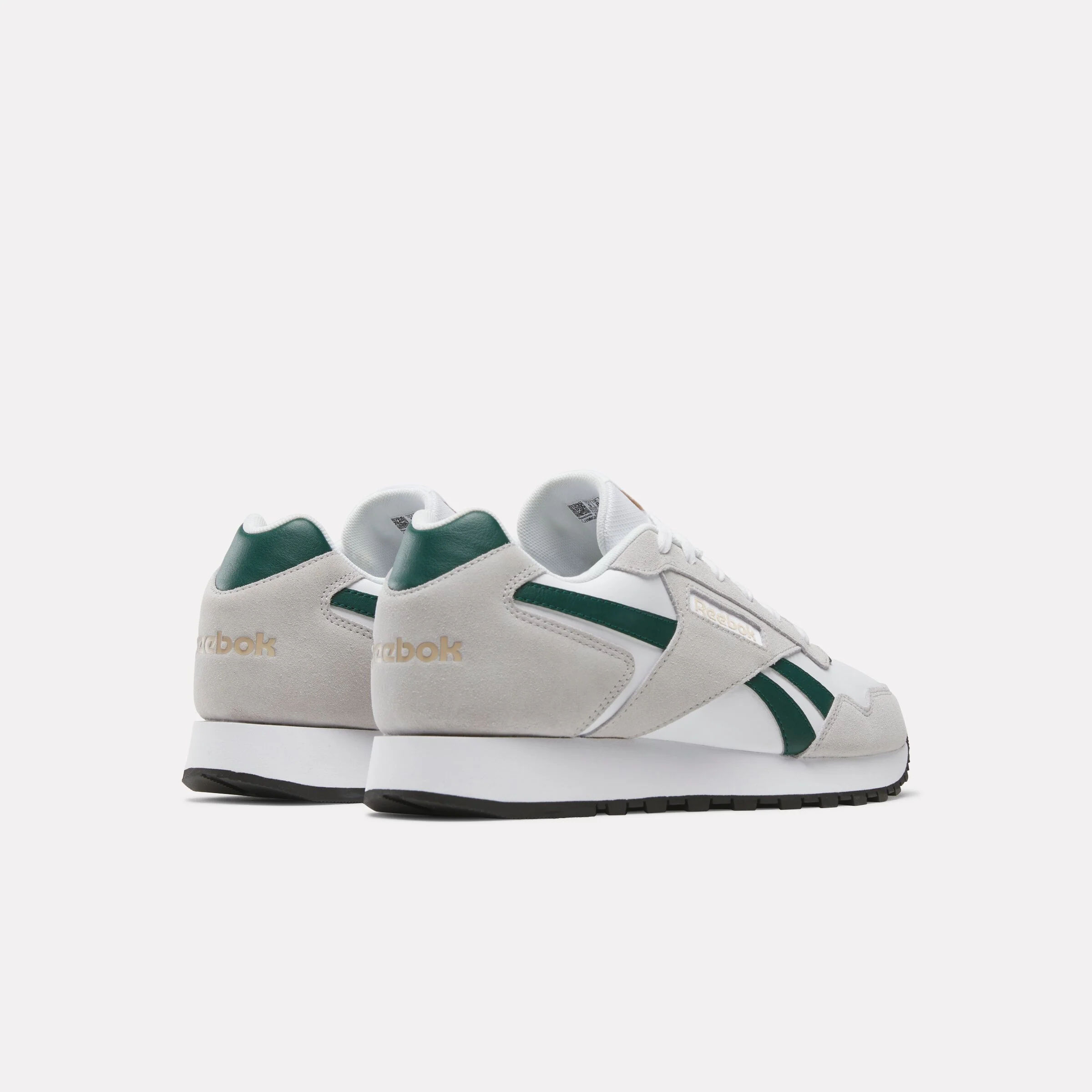Reebok Glide White/Collegiate Green/Grey - Image 3