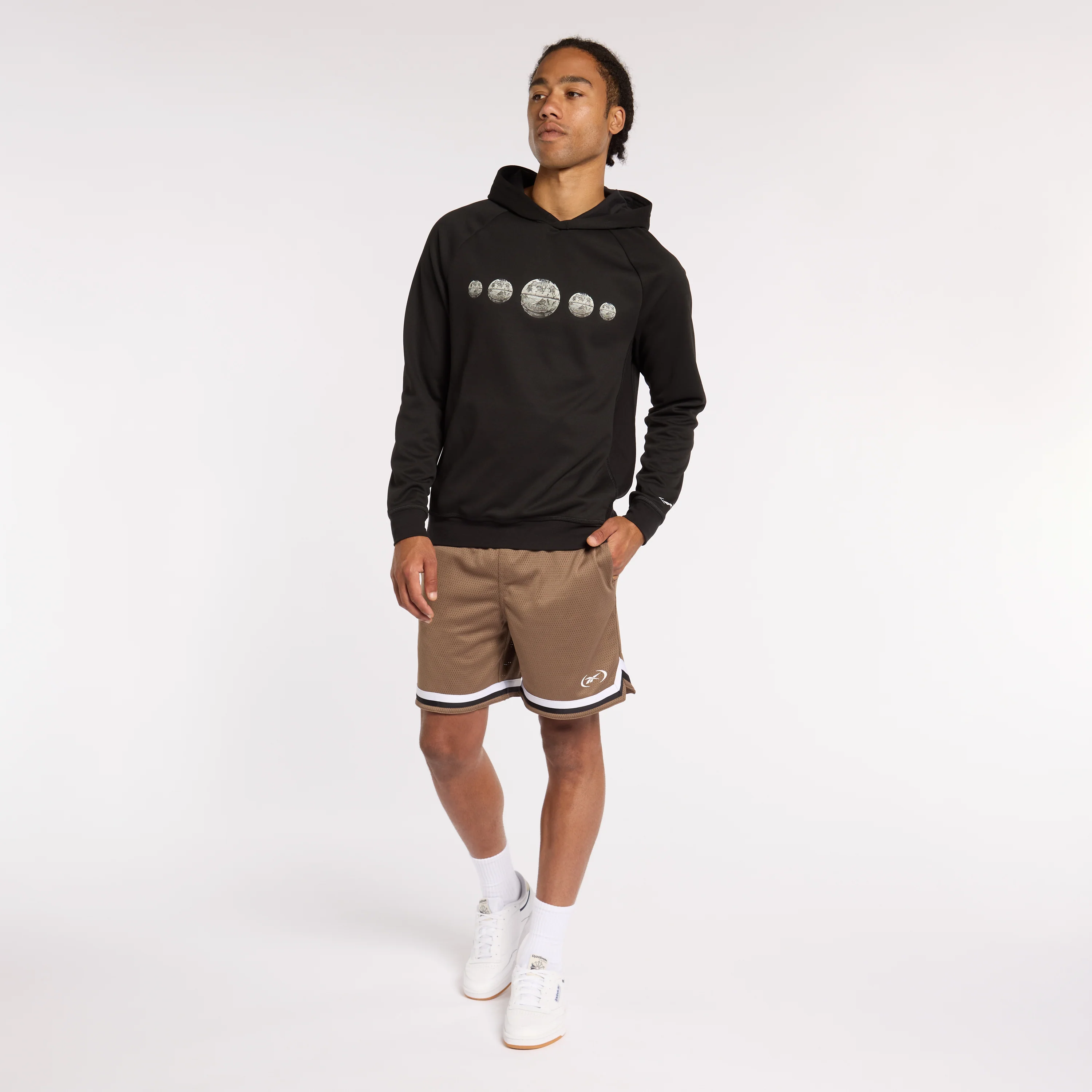 Reebok Hoopwear Hoodie Black - Image 3