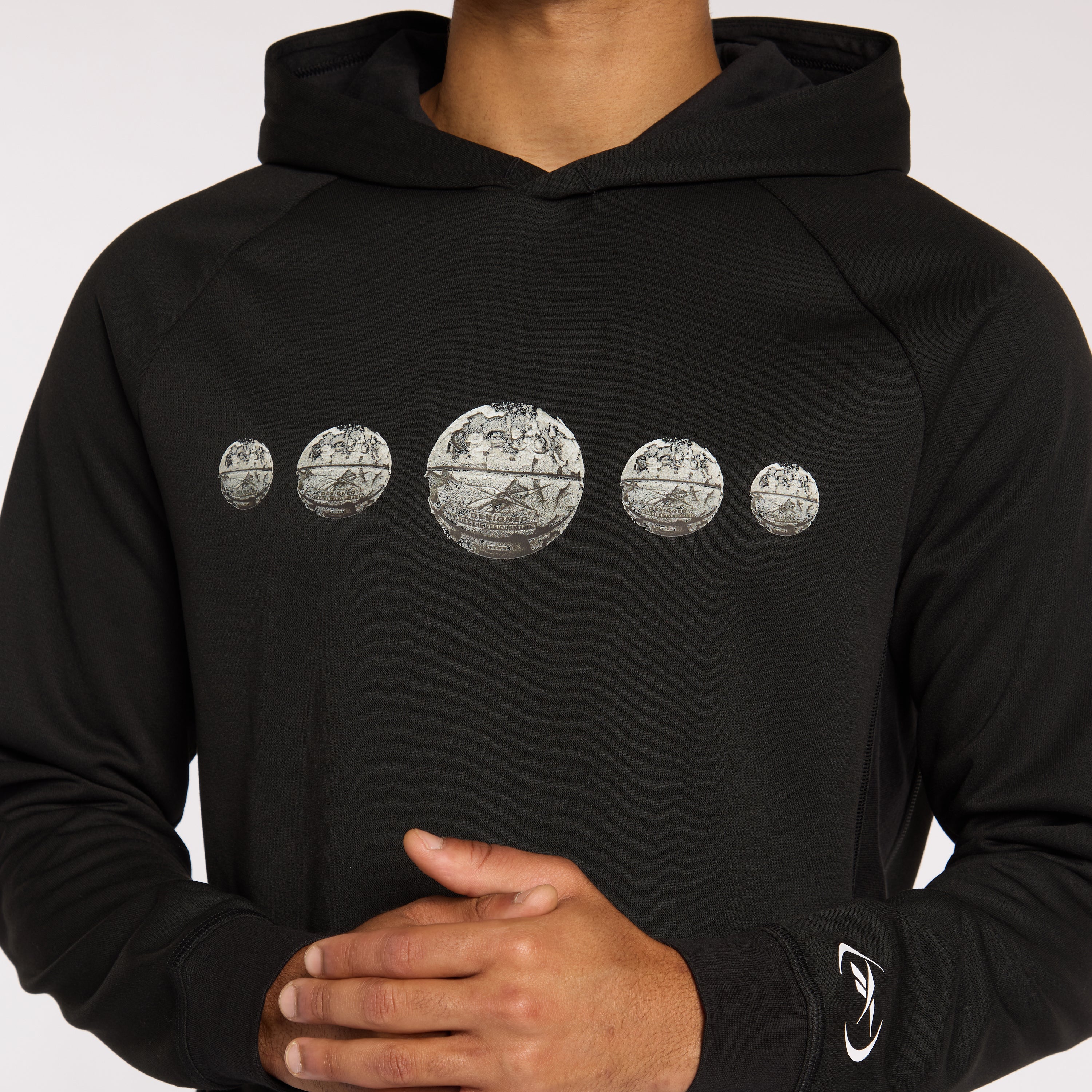 Reebok Hoopwear Hoodie Black - Image 5