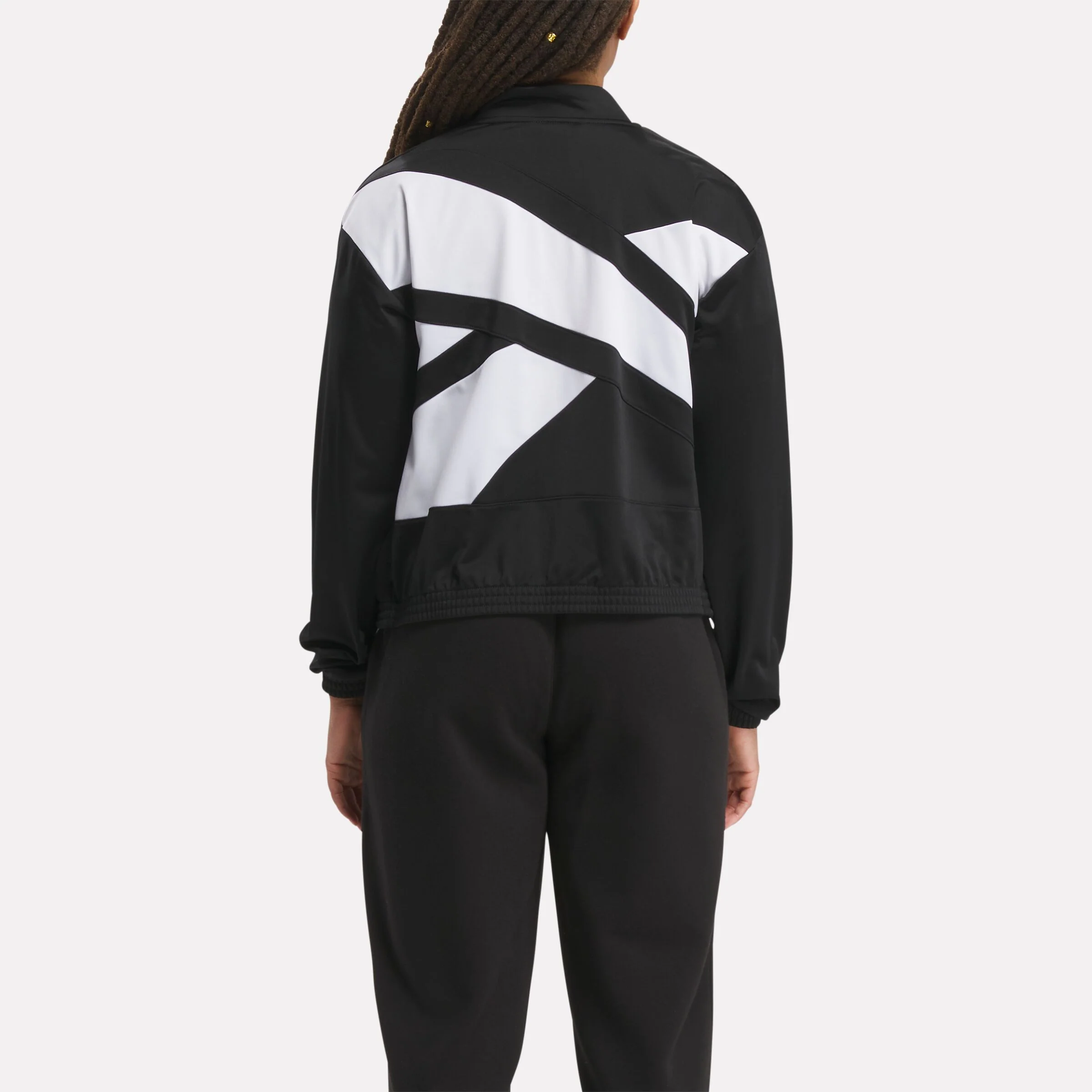 Reebok Identity Back Vector Tricot Track Jacket Black - Image 3