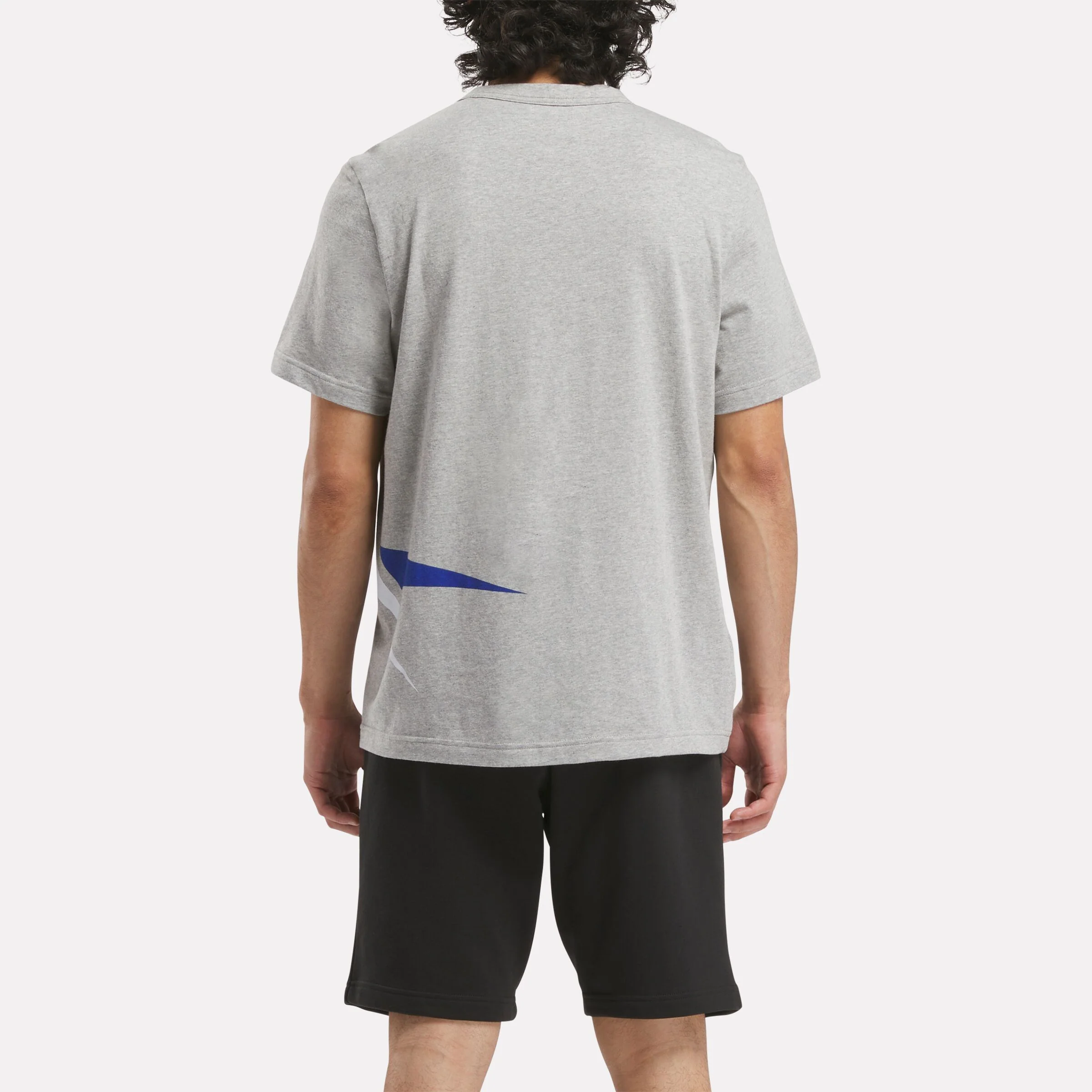 Reebok Identity Cross Check T-Shirt Mgreyh - Image 3