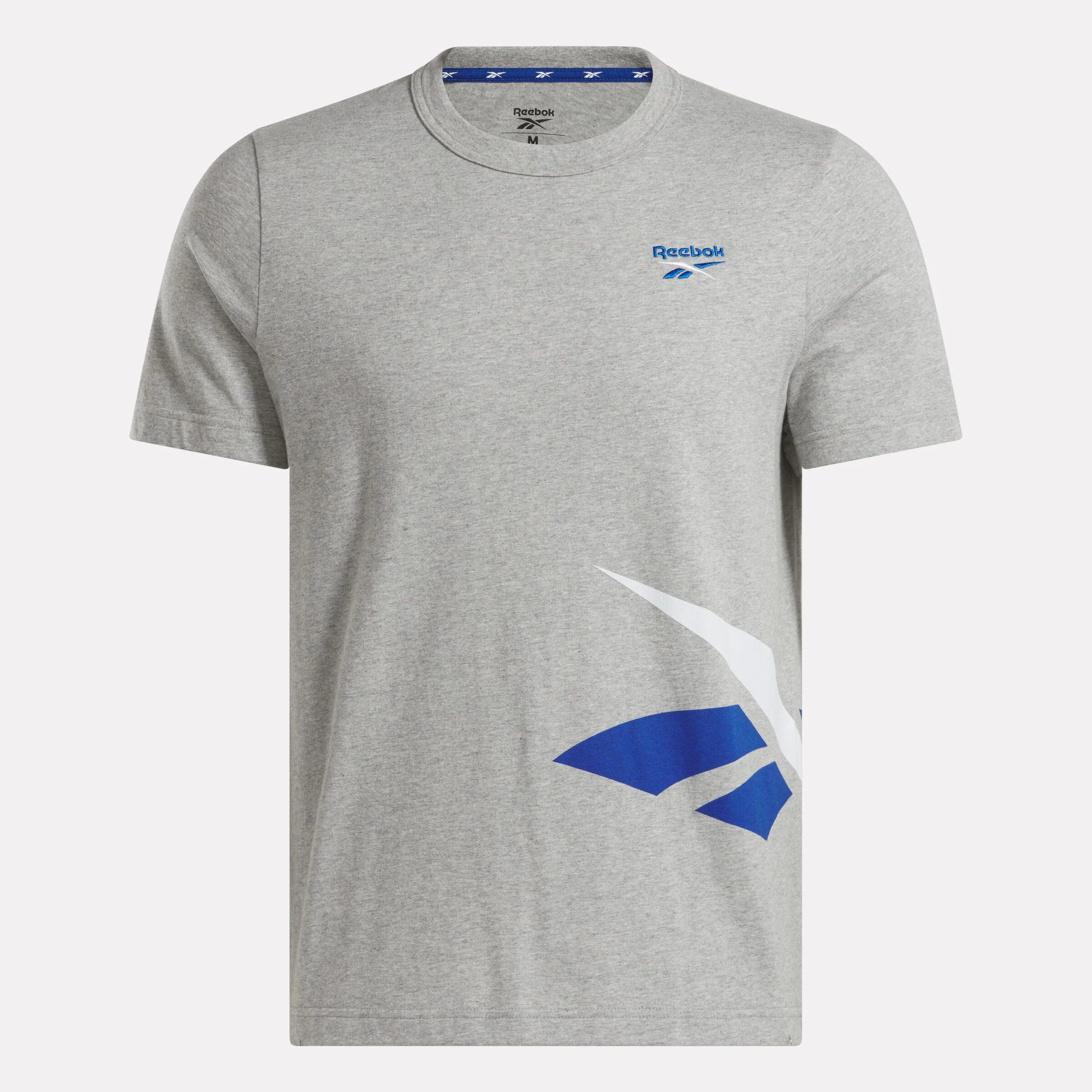 Reebok Identity Cross Check T-Shirt Mgreyh - Image 4