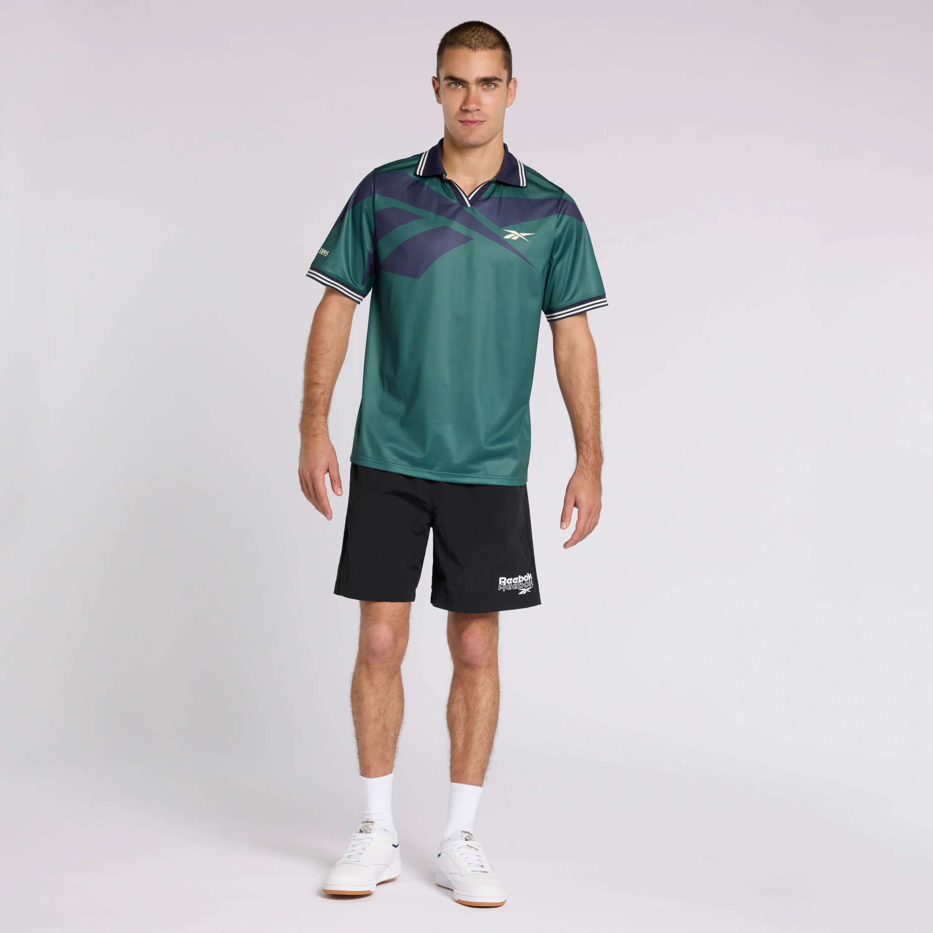 Reebok Vector Jersey White/Green/Navy - Image 6