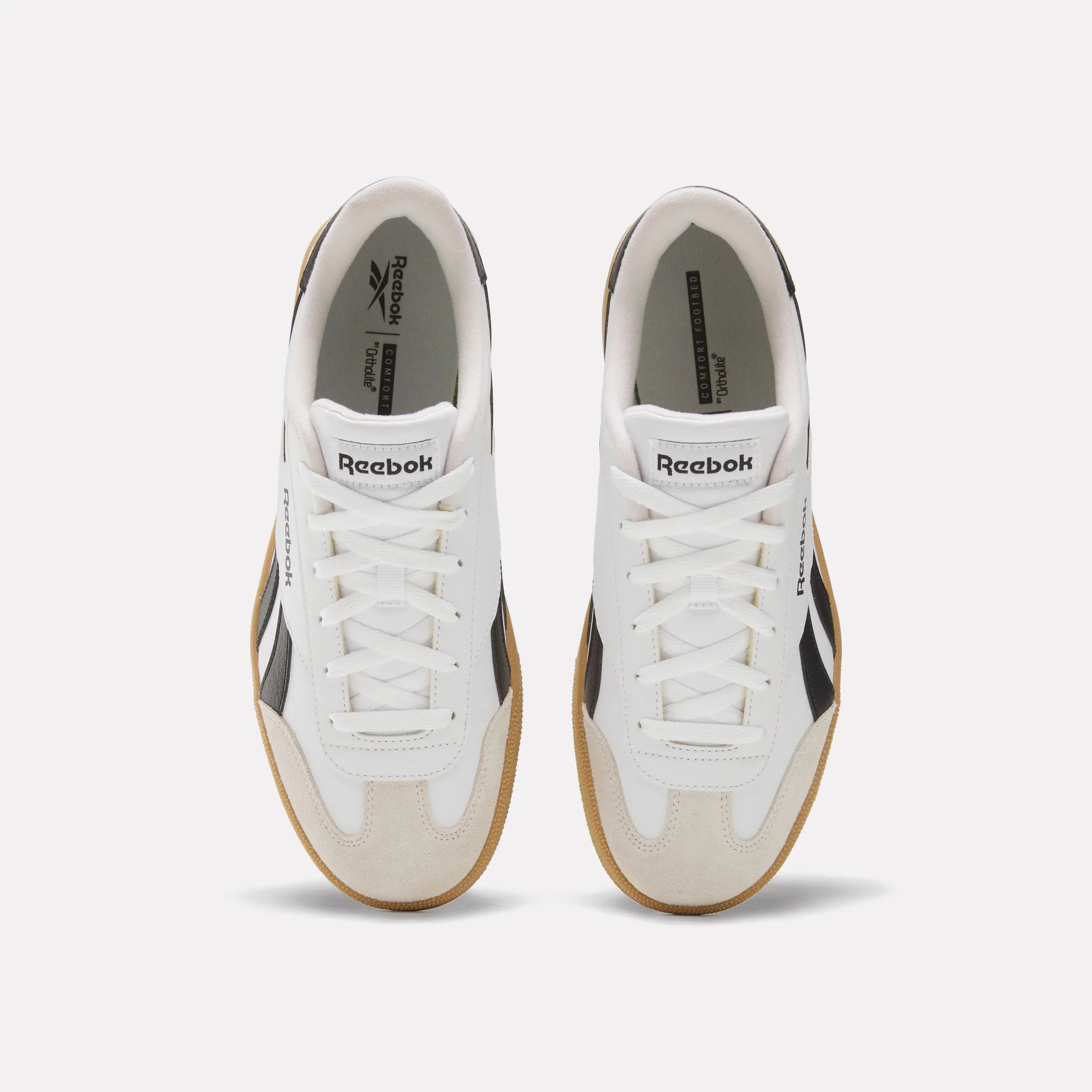 Reebok Vector Smash Shoes White/Black/Gum - Image 4