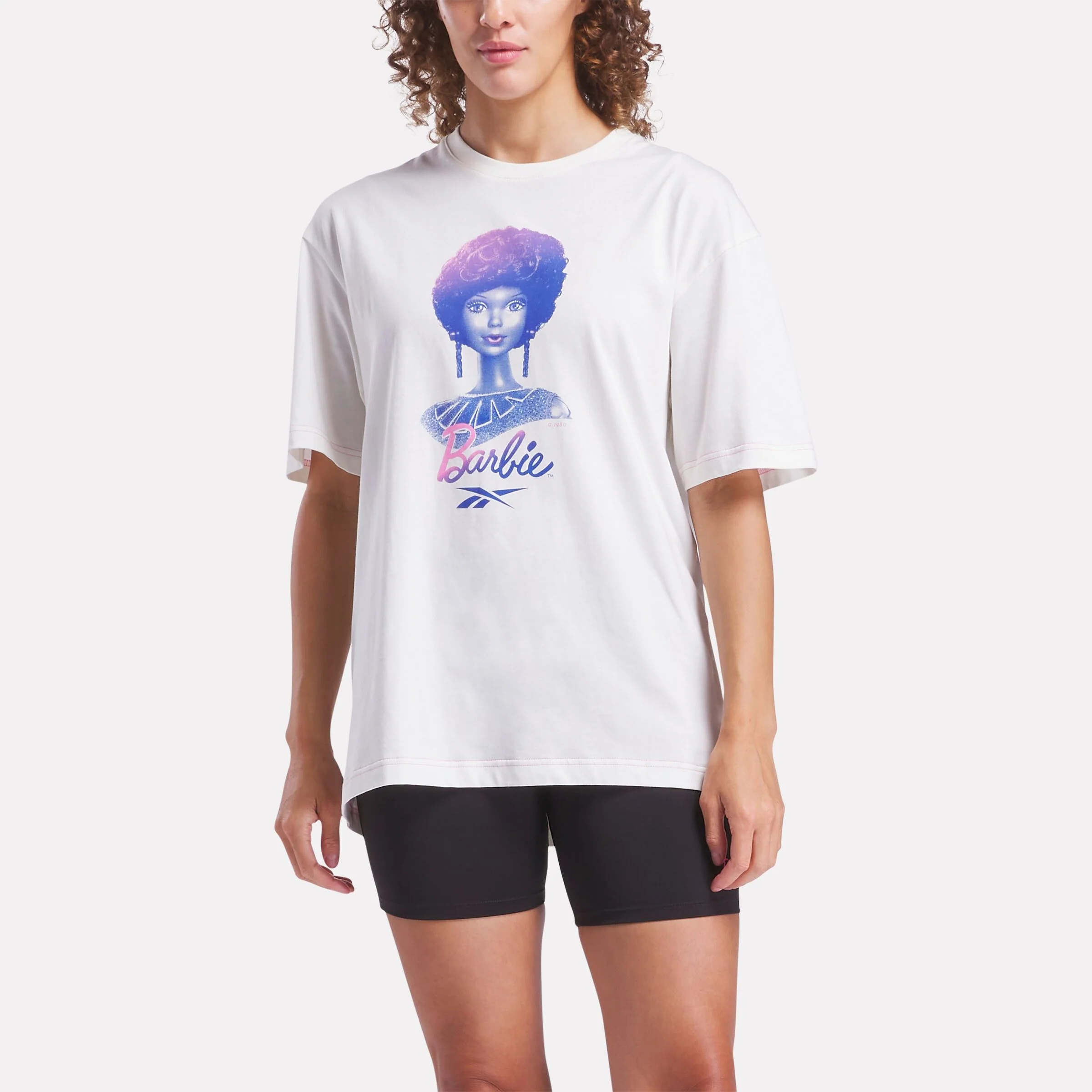 Reebok X Barbie Graphic Tee Chalk