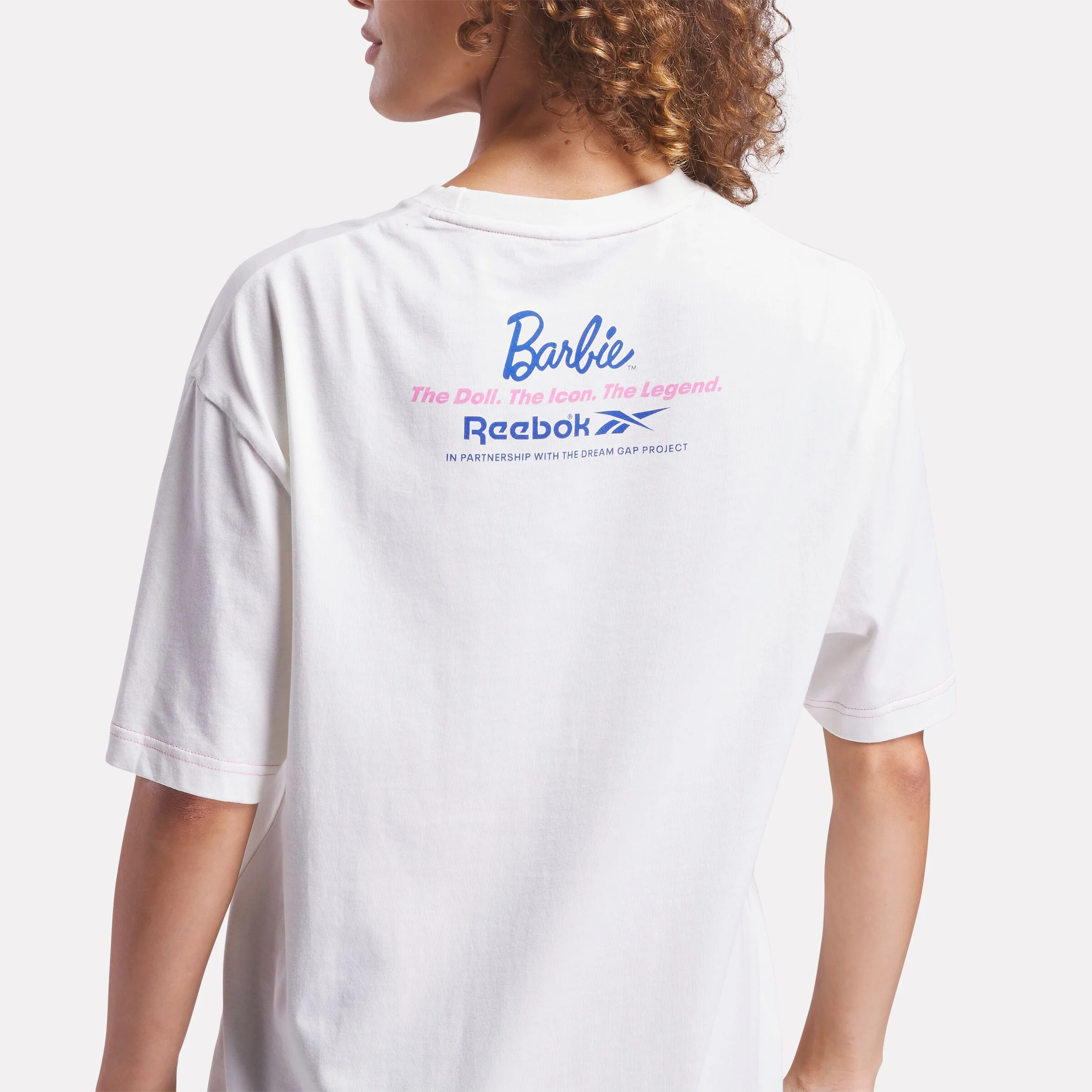 Reebok X Barbie Graphic Tee Chalk - Image 5