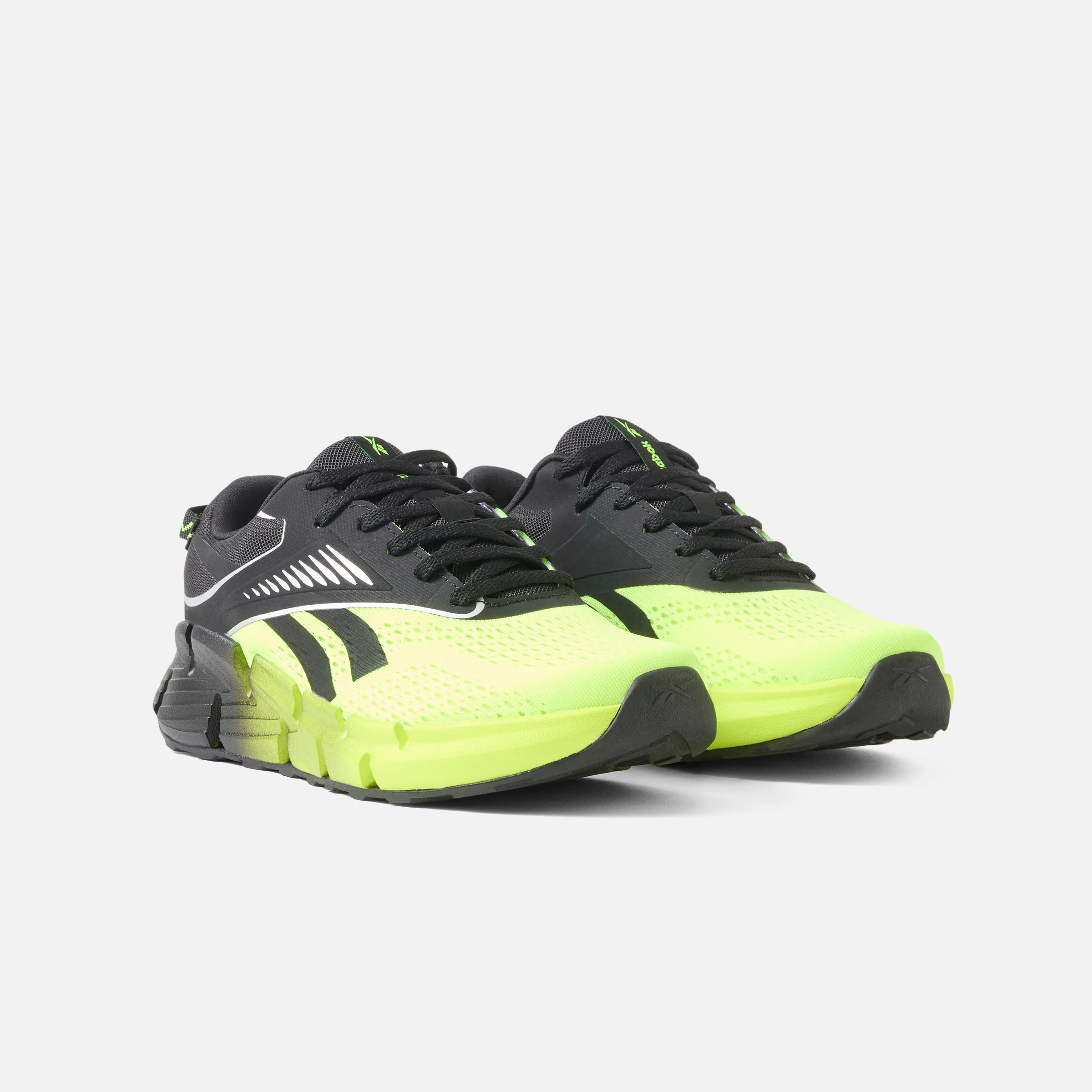 Reebok Zig Dynamica 6 Black/Digitallime/Silvermet - Image 2