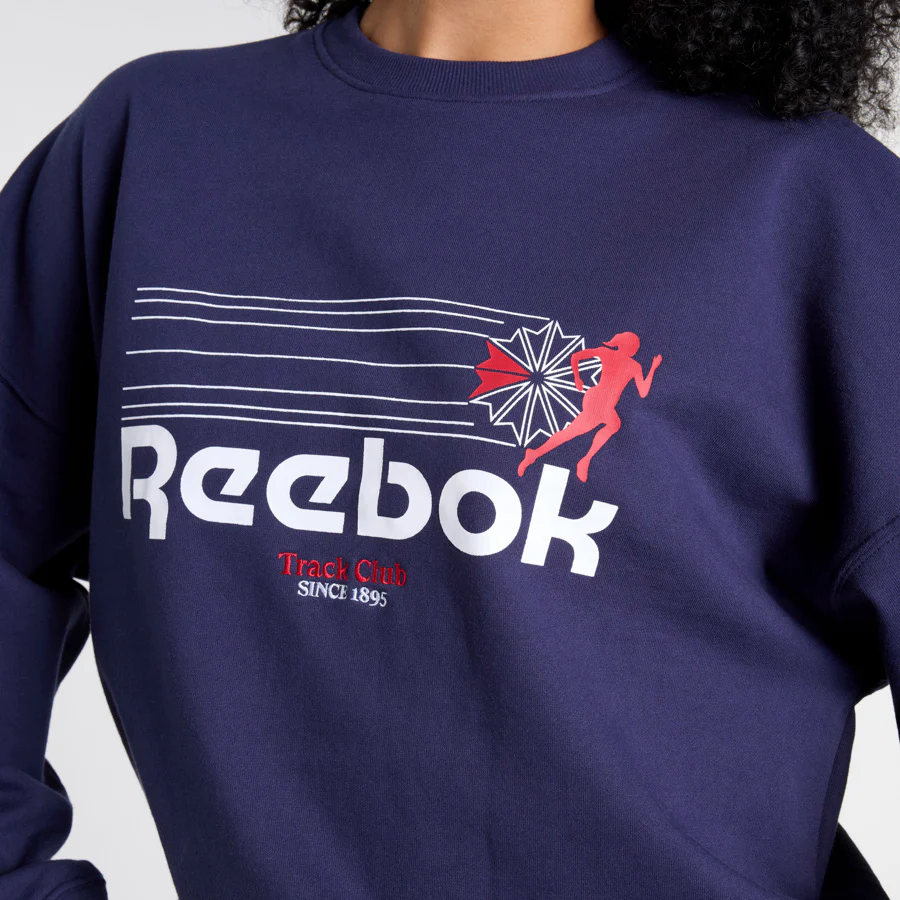 Retro Running Crew Washed Navy - Image 5