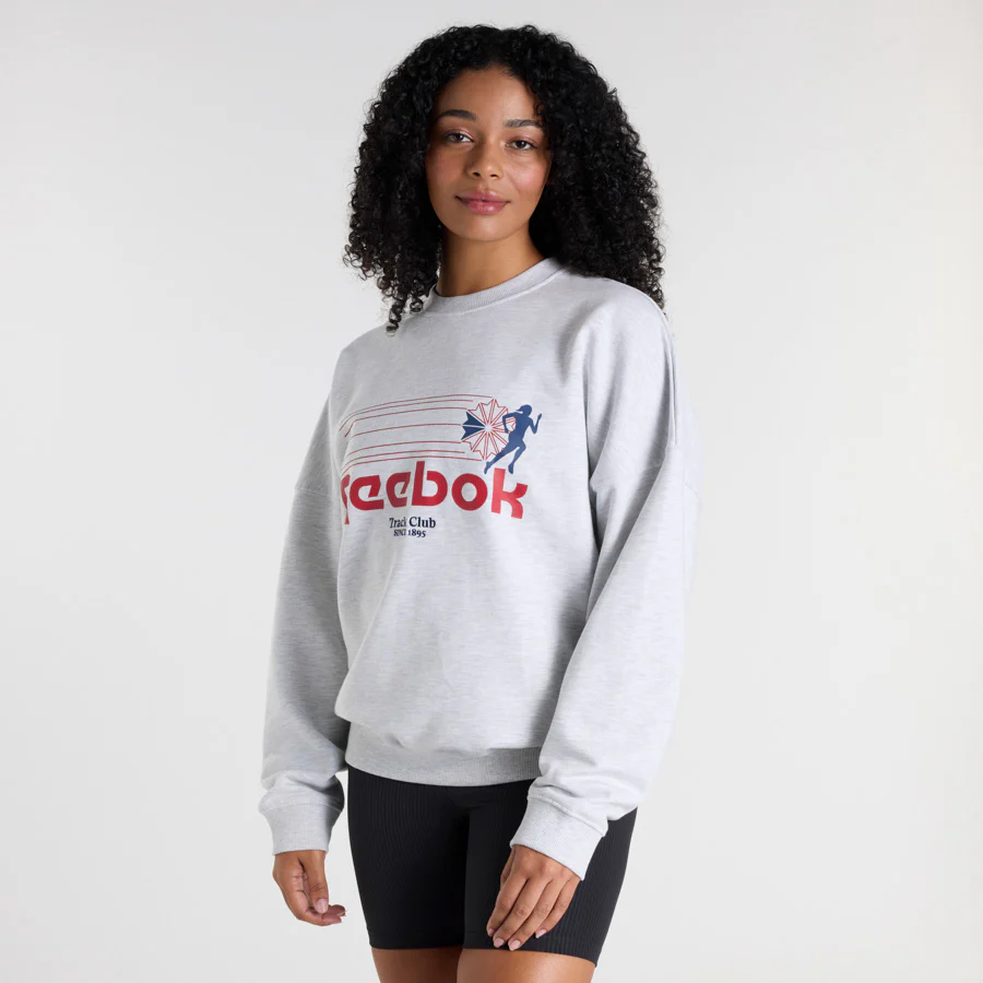 Retro Running Crew White Marle - Image 3