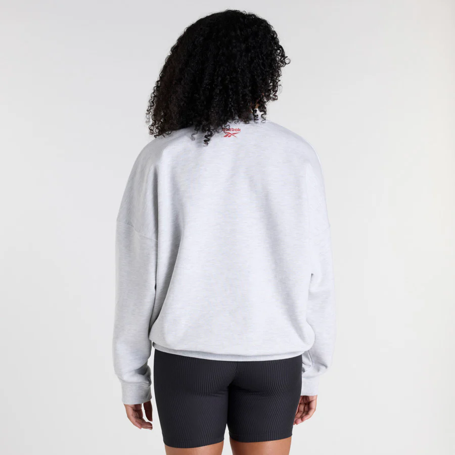 Retro Running Crew White Marle - Image 4