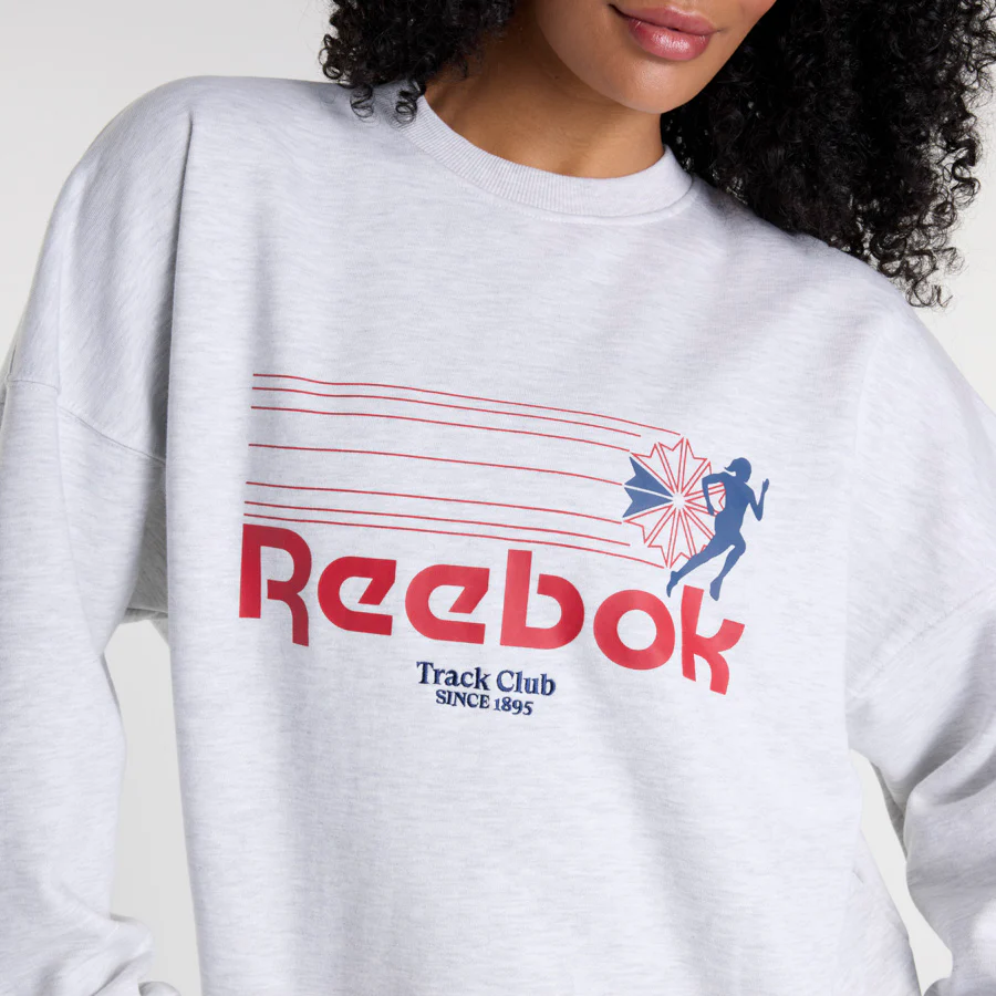 Retro Running Crew White Marle - Image 6