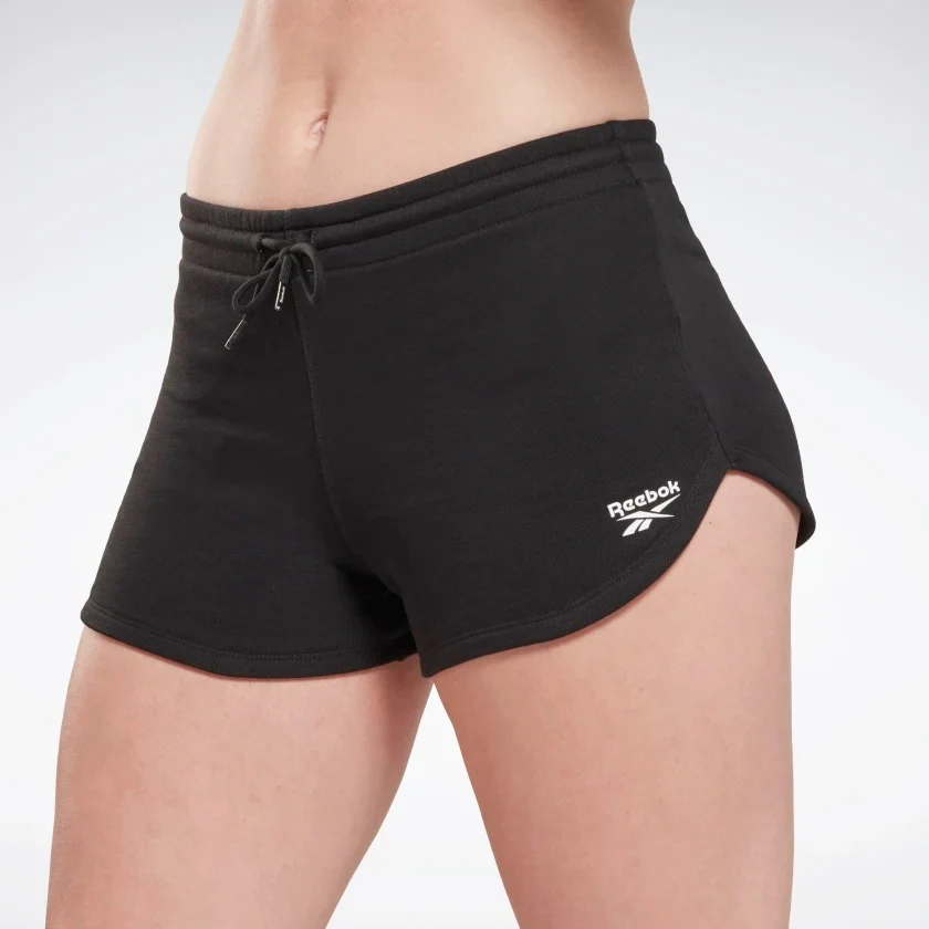 Reebok Identity French Terry Shorts Black - Image 3