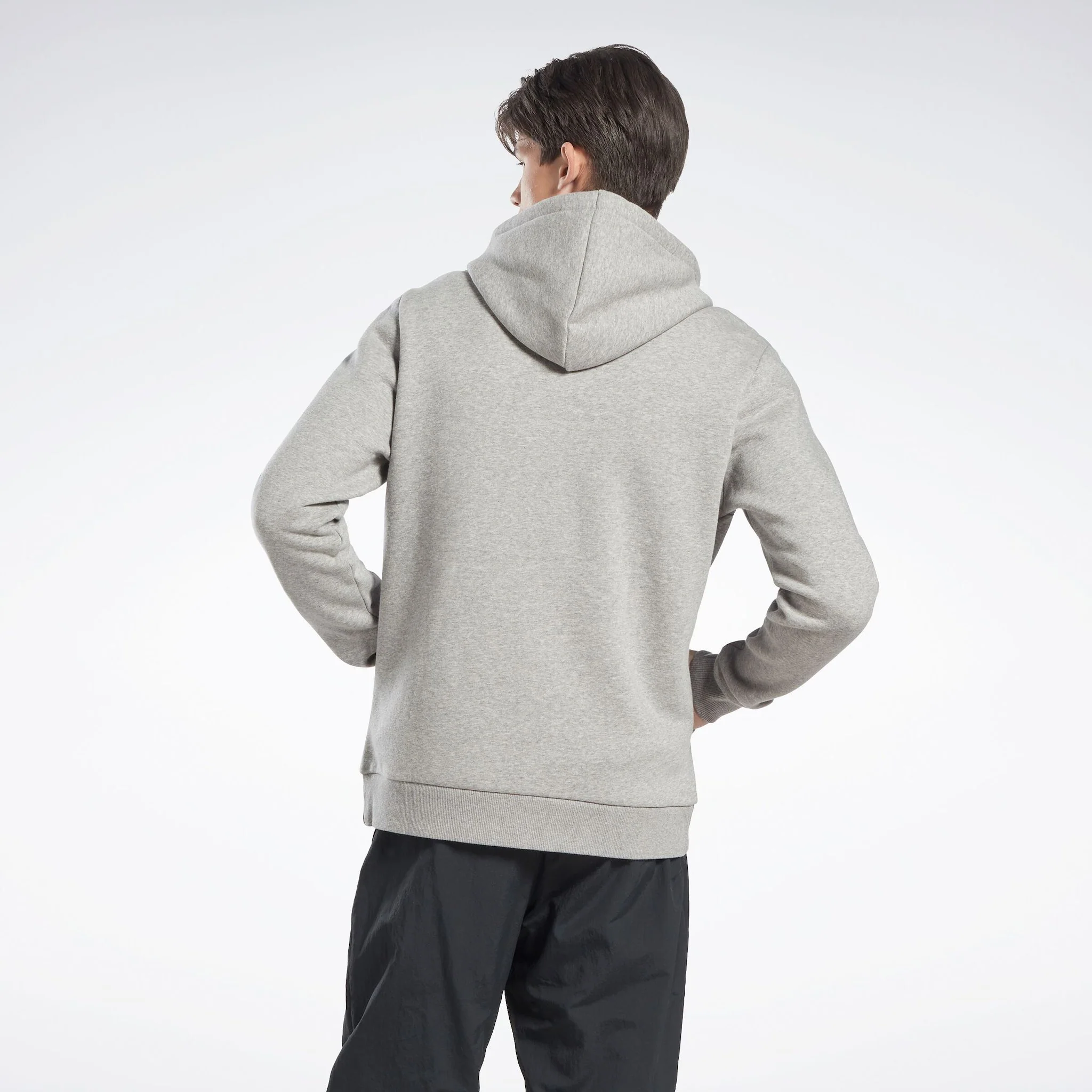 Ri Sl Fleece Fz Mgrey Heather/Vector Red - Image 3
