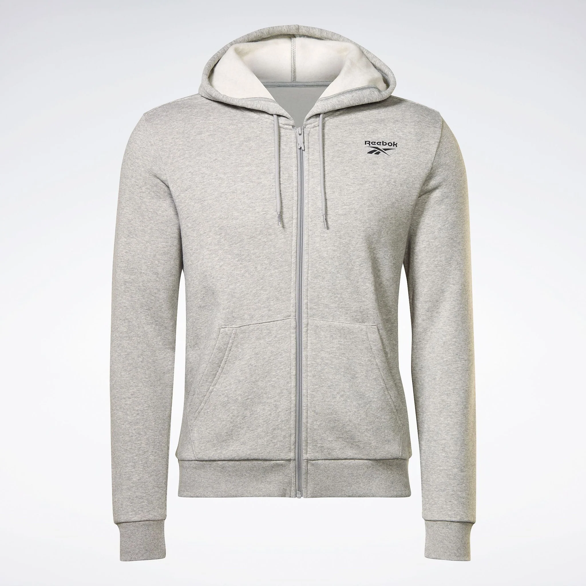 Ri Sl Fleece Fz Mgrey Heather/Vector Red - Image 6