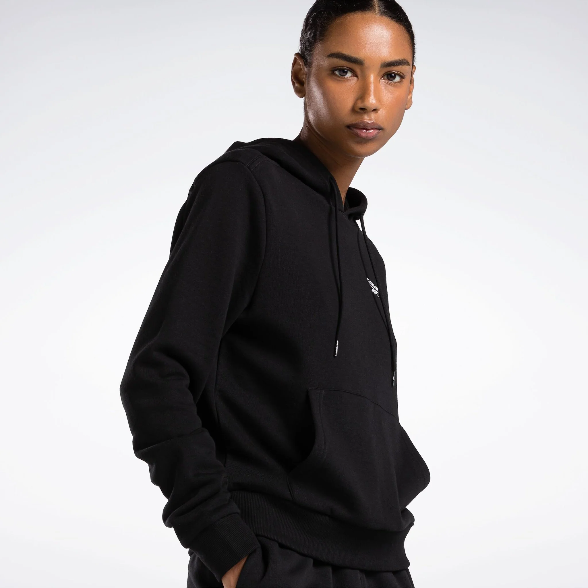Ri Sl French Terry Hoodie Black - Image 5