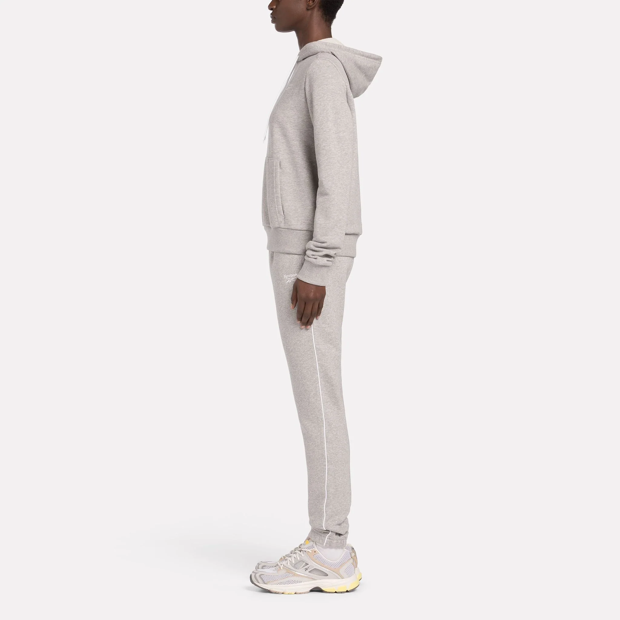 Ri Sl French Terry Hoodie Medium Grey Heather - Image 2