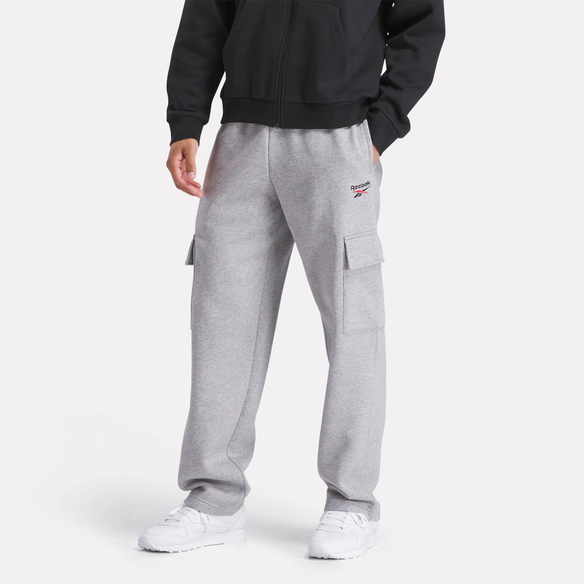 Ri Sl Oh Cargo Pant Mgrey Heather/Vector Red