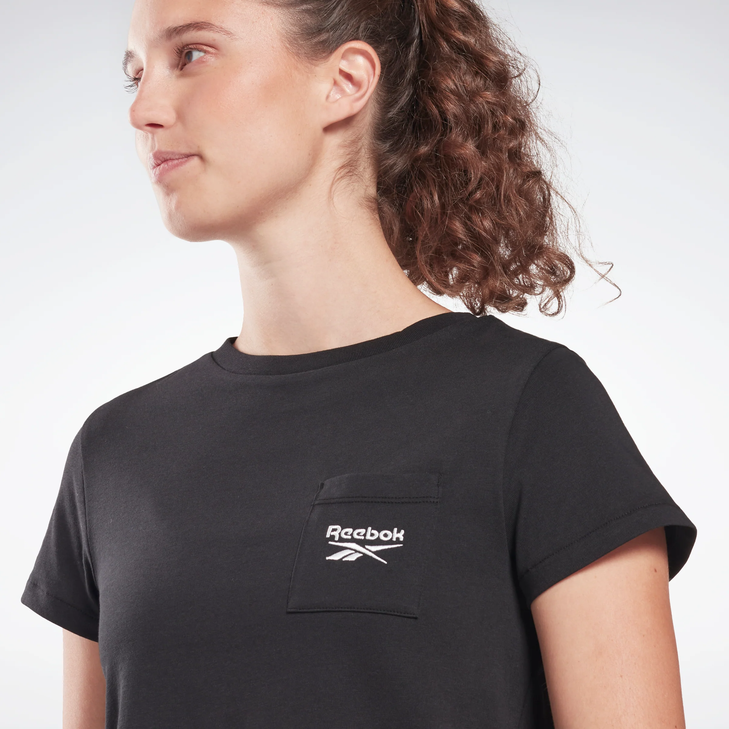 Reebok Identity Pocket T-Shirt Black - Image 4