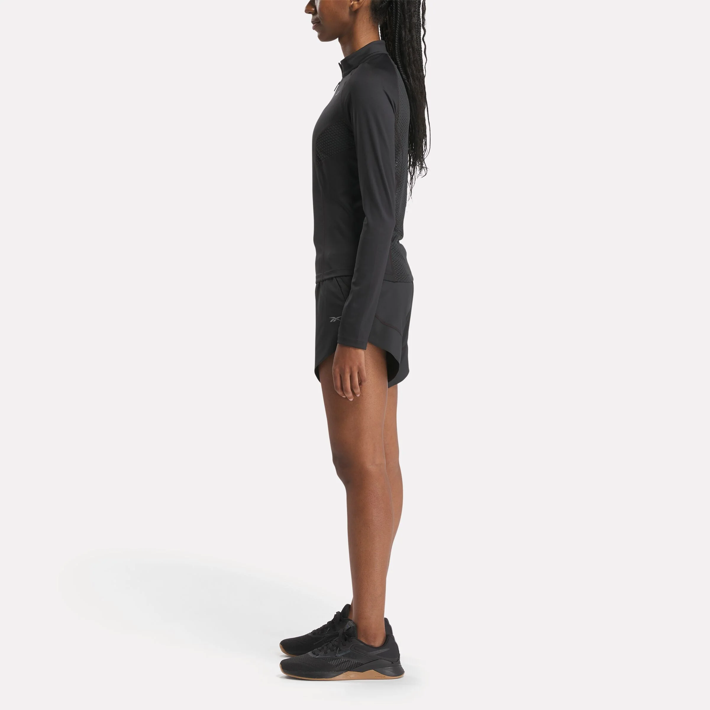 Running 1/4 Zip Night Black - Image 2