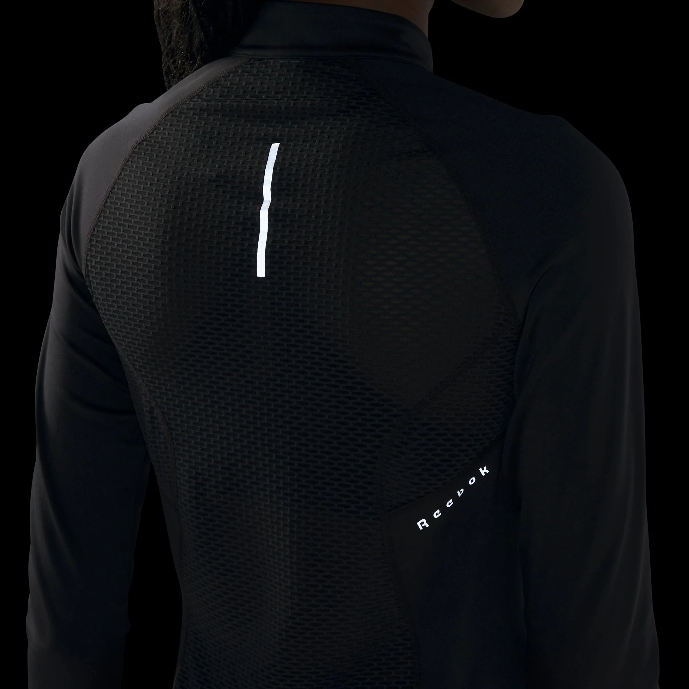 Running 1/4 Zip Night Black - Image 5