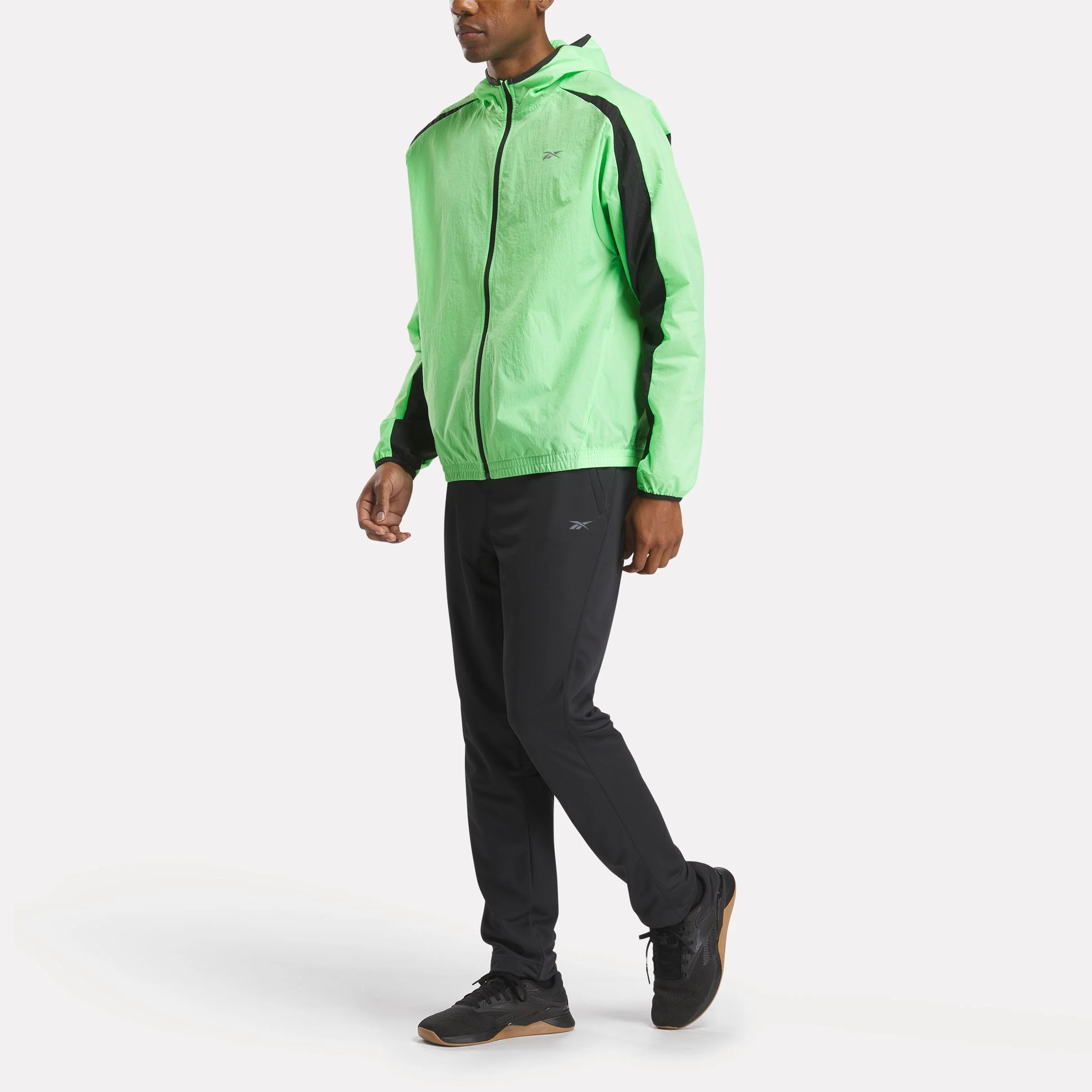Running Woven Wind Jkt Solar Lime - Image 2