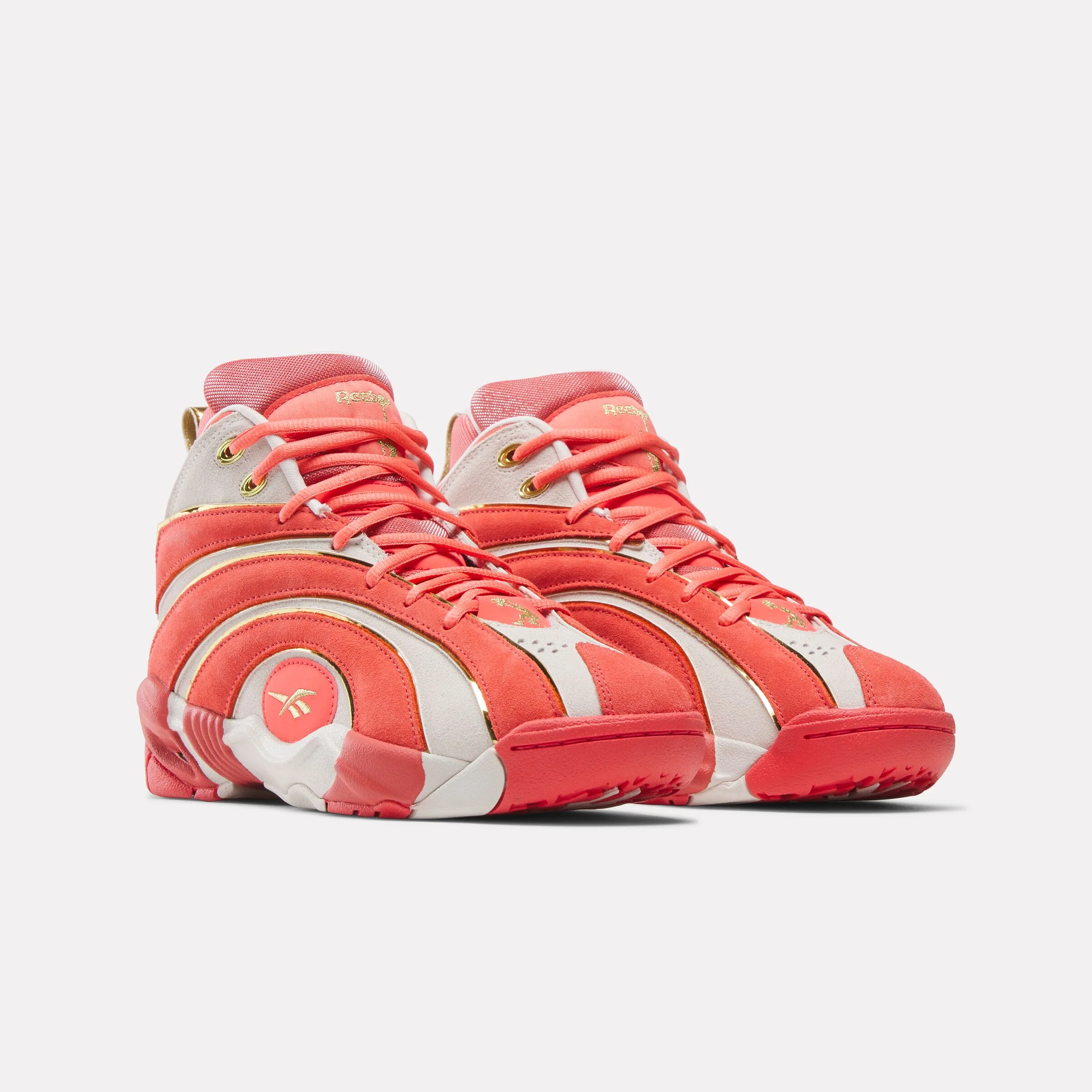 Reebok X Angel Reese Shaqnosis Chalk/Sunsetcoral/Chalk - Image 2