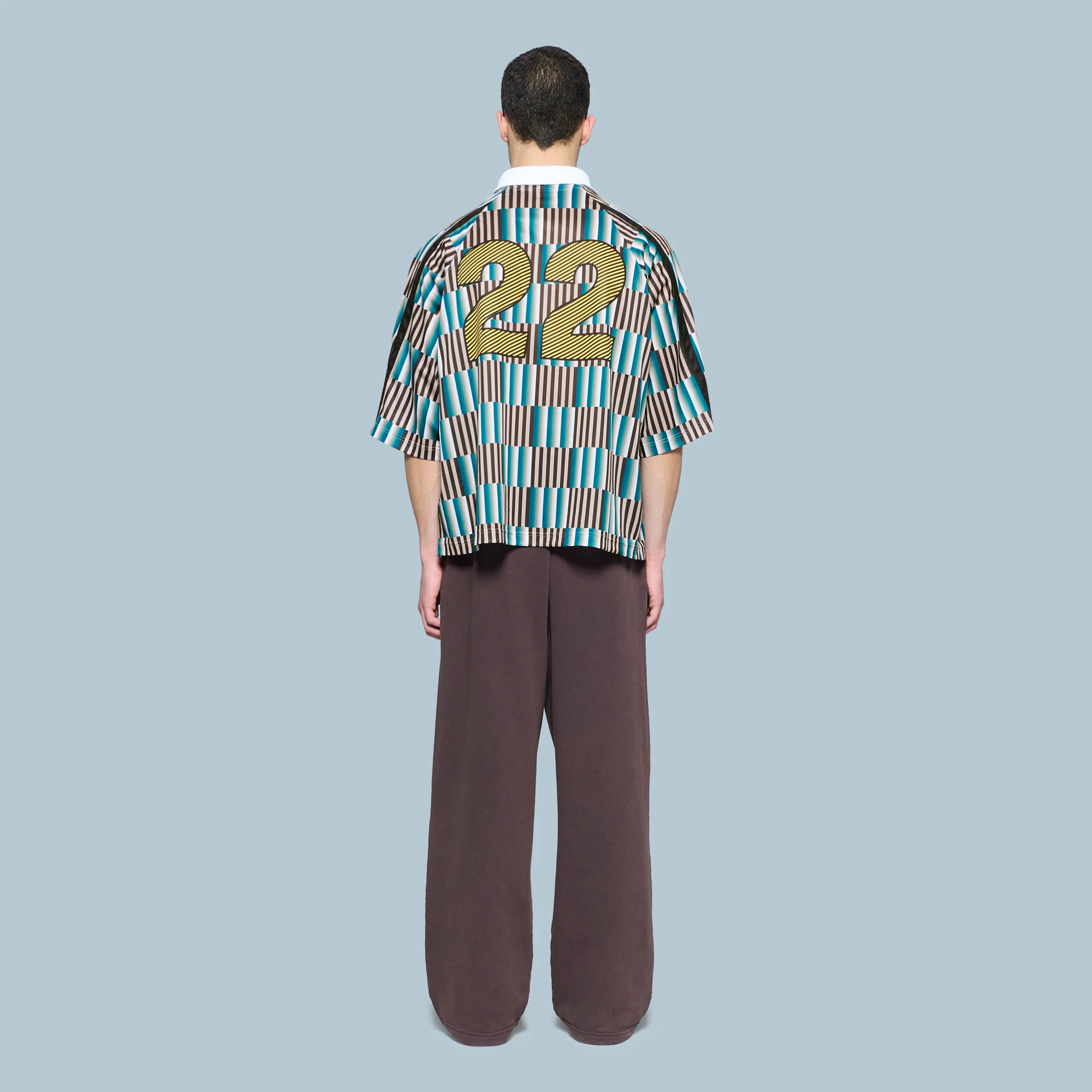 Soccer Tee 22 Graphic Brown - Image 6