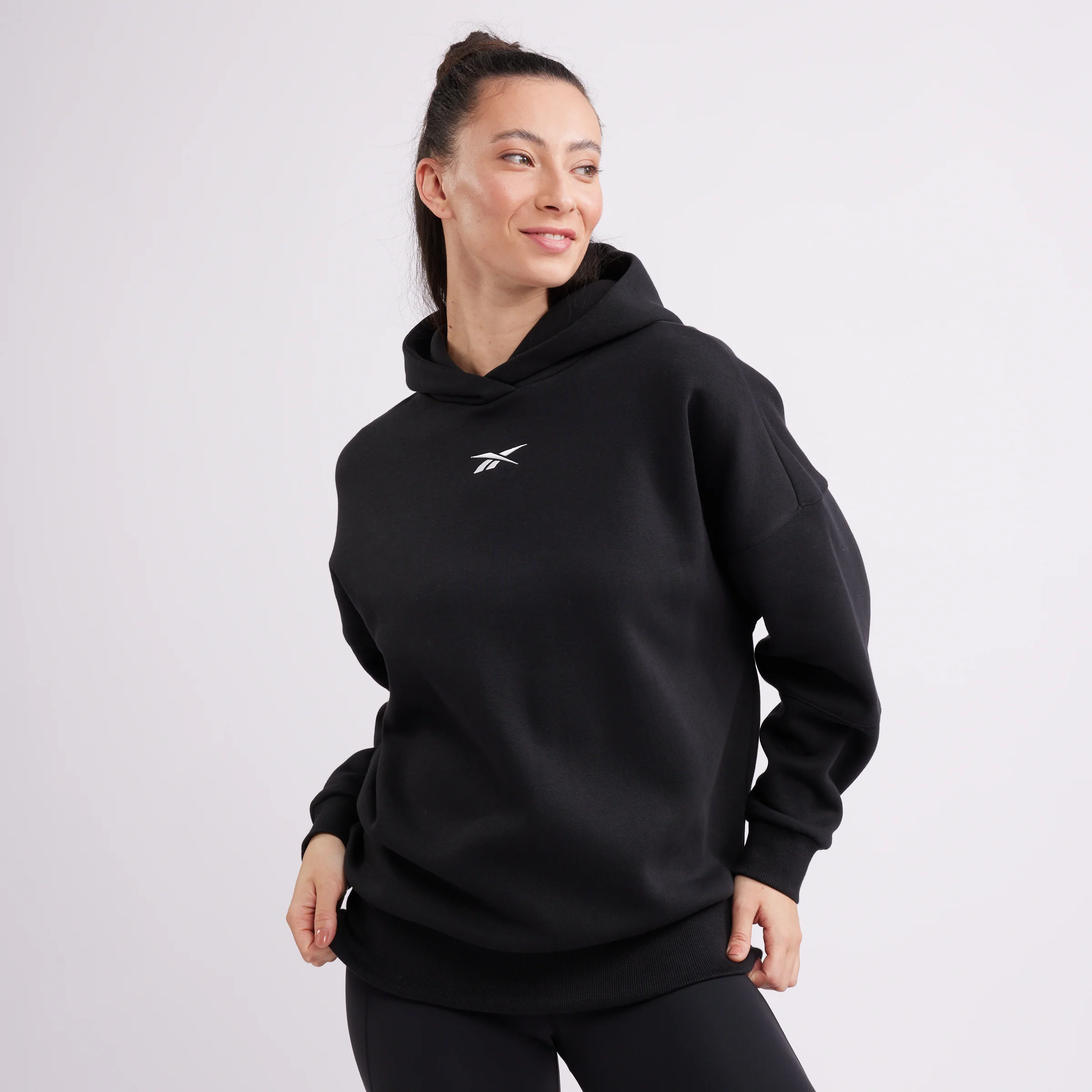 Lux Oversized Hoodie Black - Image 6
