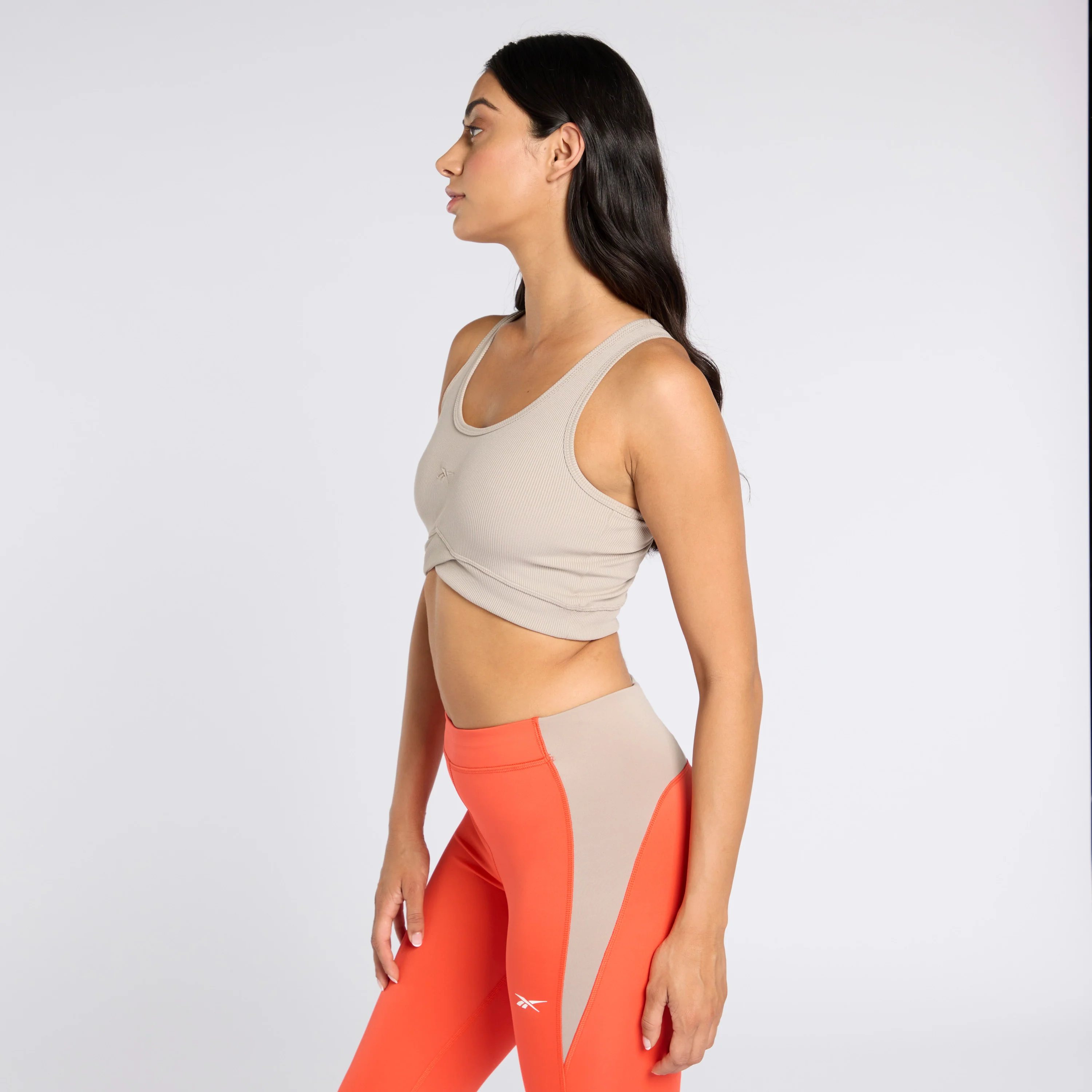 Studio Rib Crop Ash - Image 2