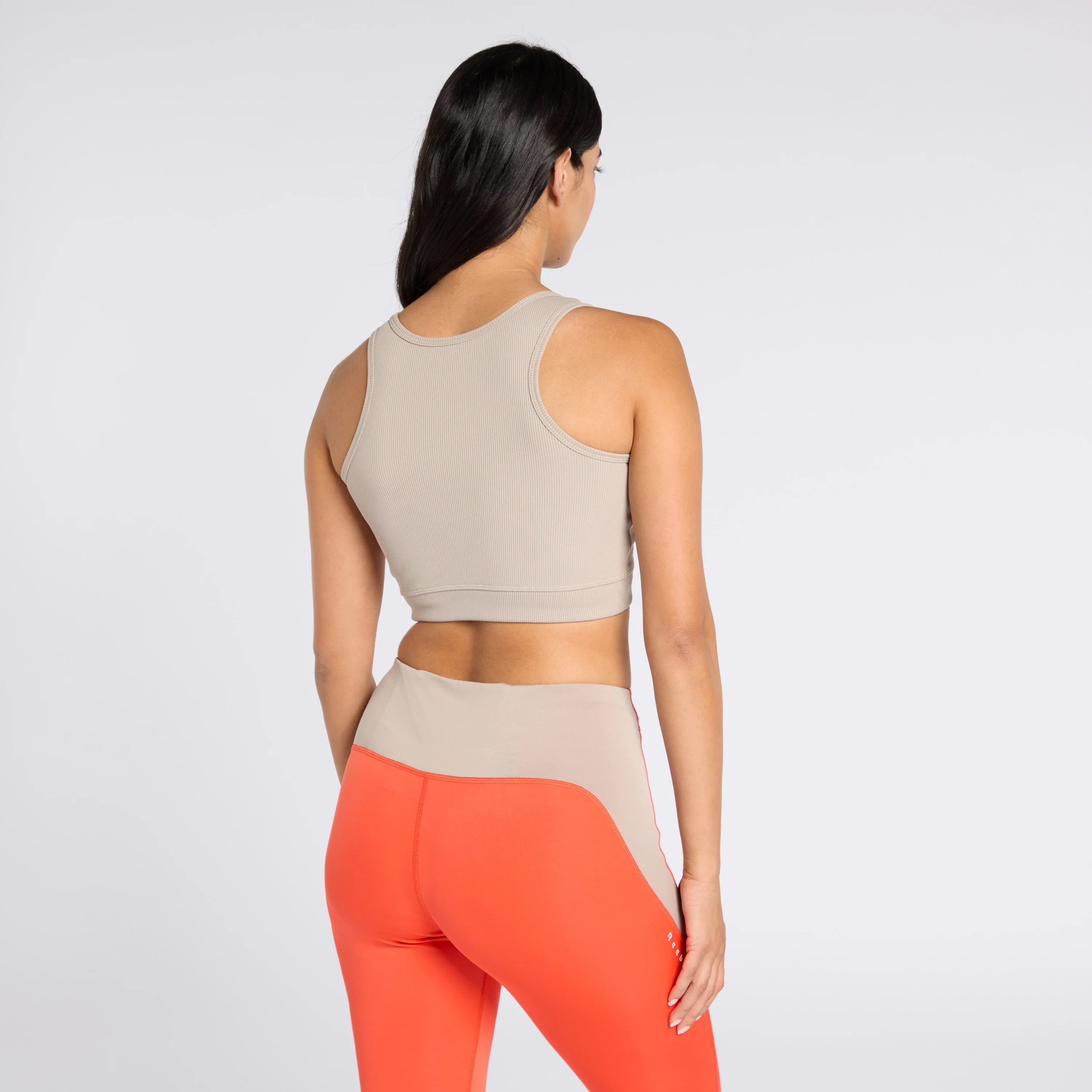 Studio Rib Crop Ash - Image 4