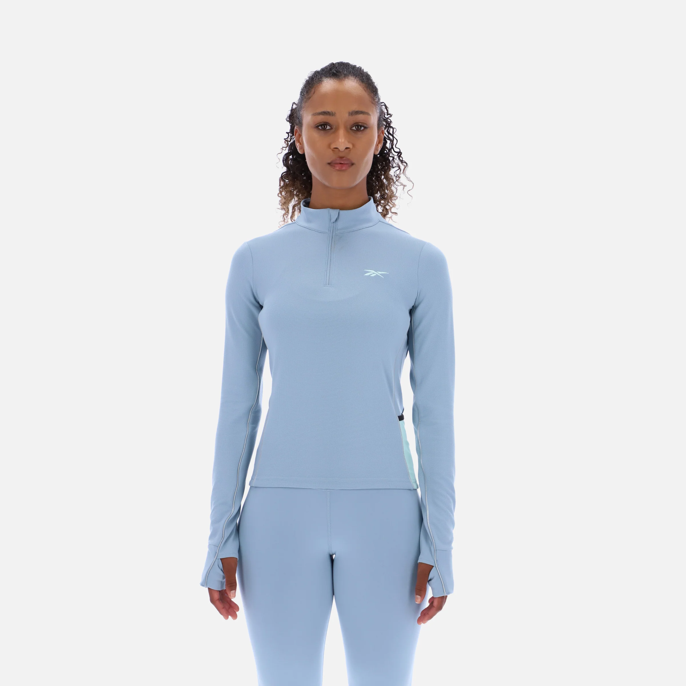 Tech Jersey Ls Run Top Leisure Blue