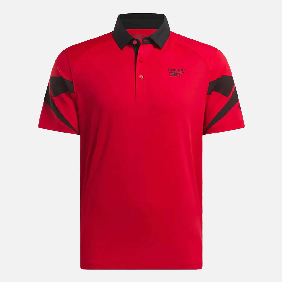Vector Sleve Polo Chalk/Red/Vector Navy