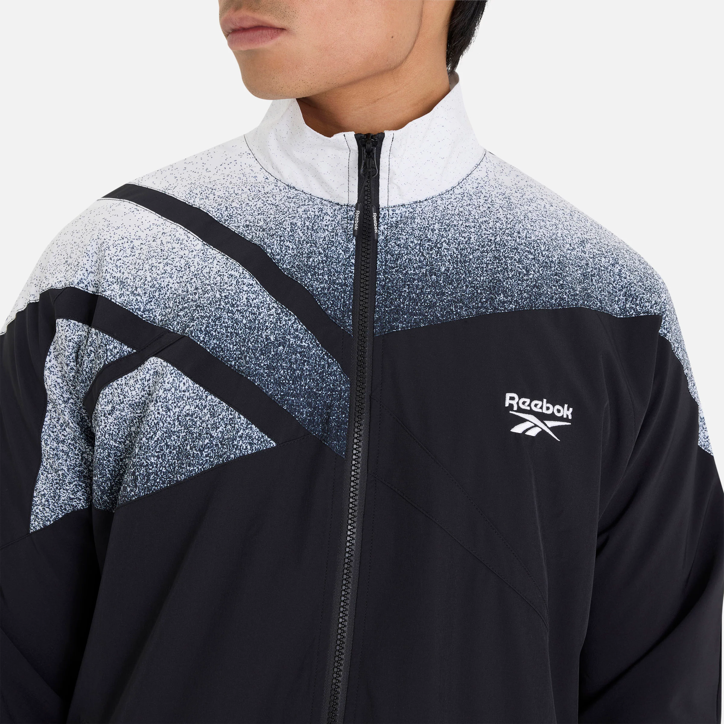 Vector Spray Print Track Top Black - Image 5