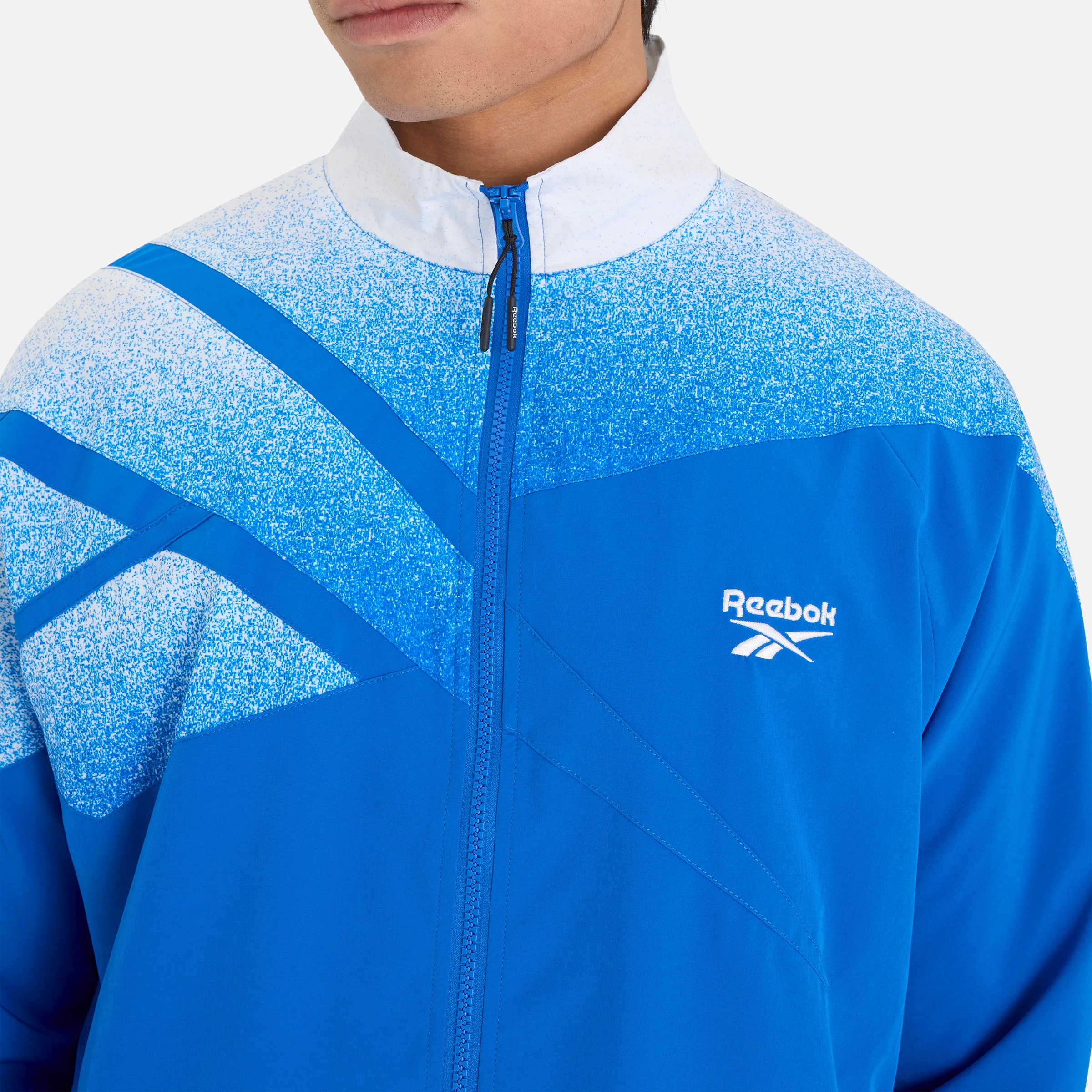 Vector Spray Print Track Top Optimum Blue - Image 5