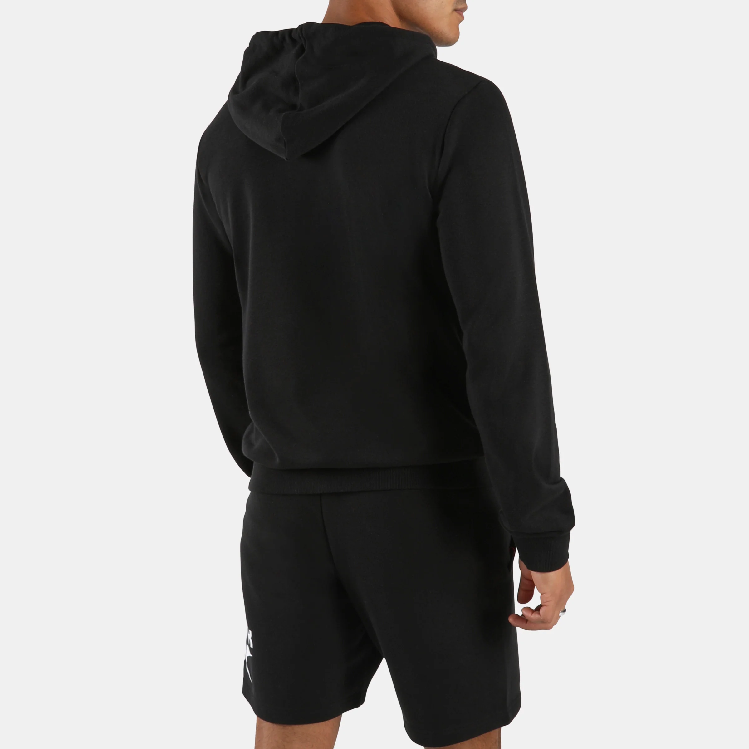 Victor Big Logo Pullover Hoody Black - Image 3