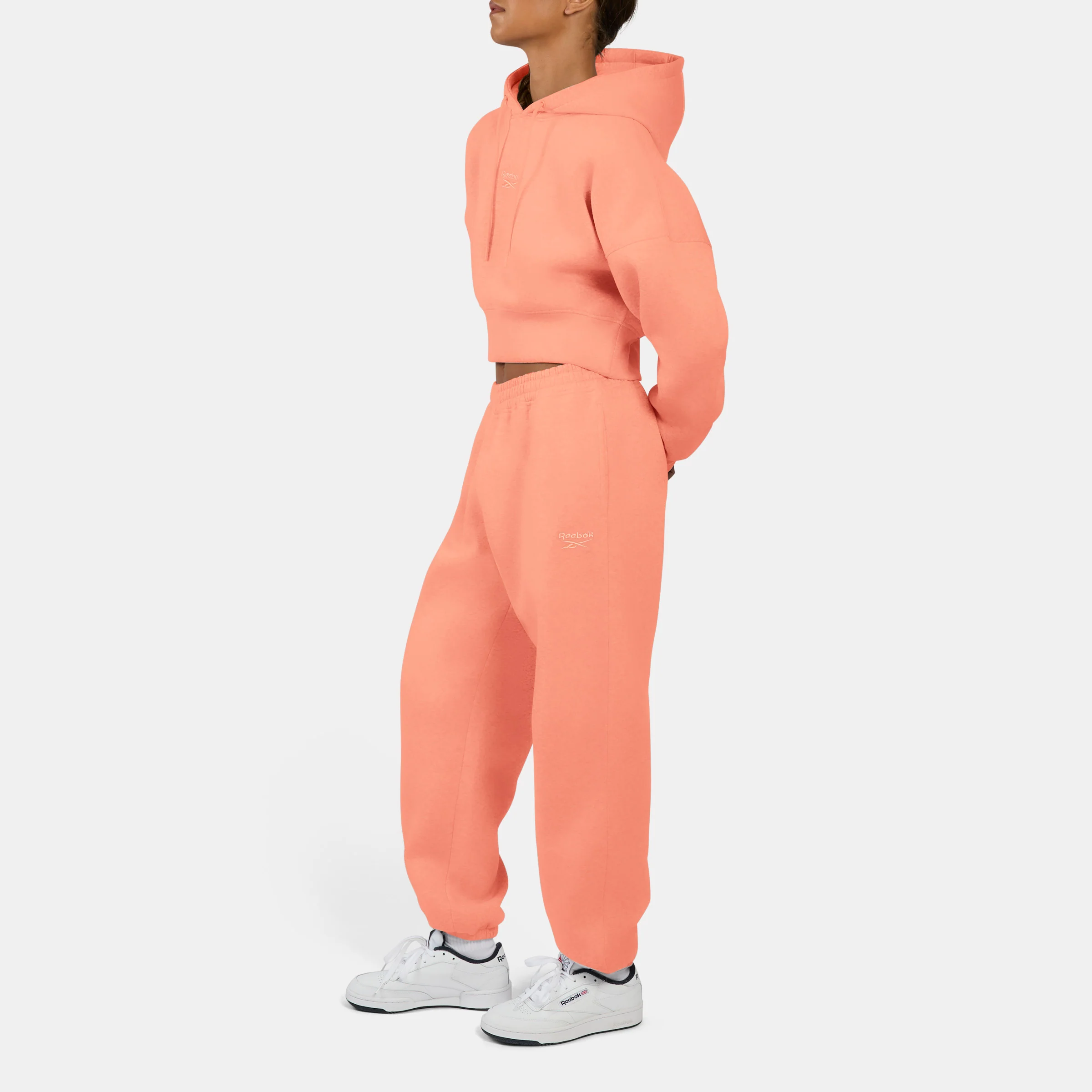 Wardrobe Essential Cropd Hoodi Gentle Pink - Image 2