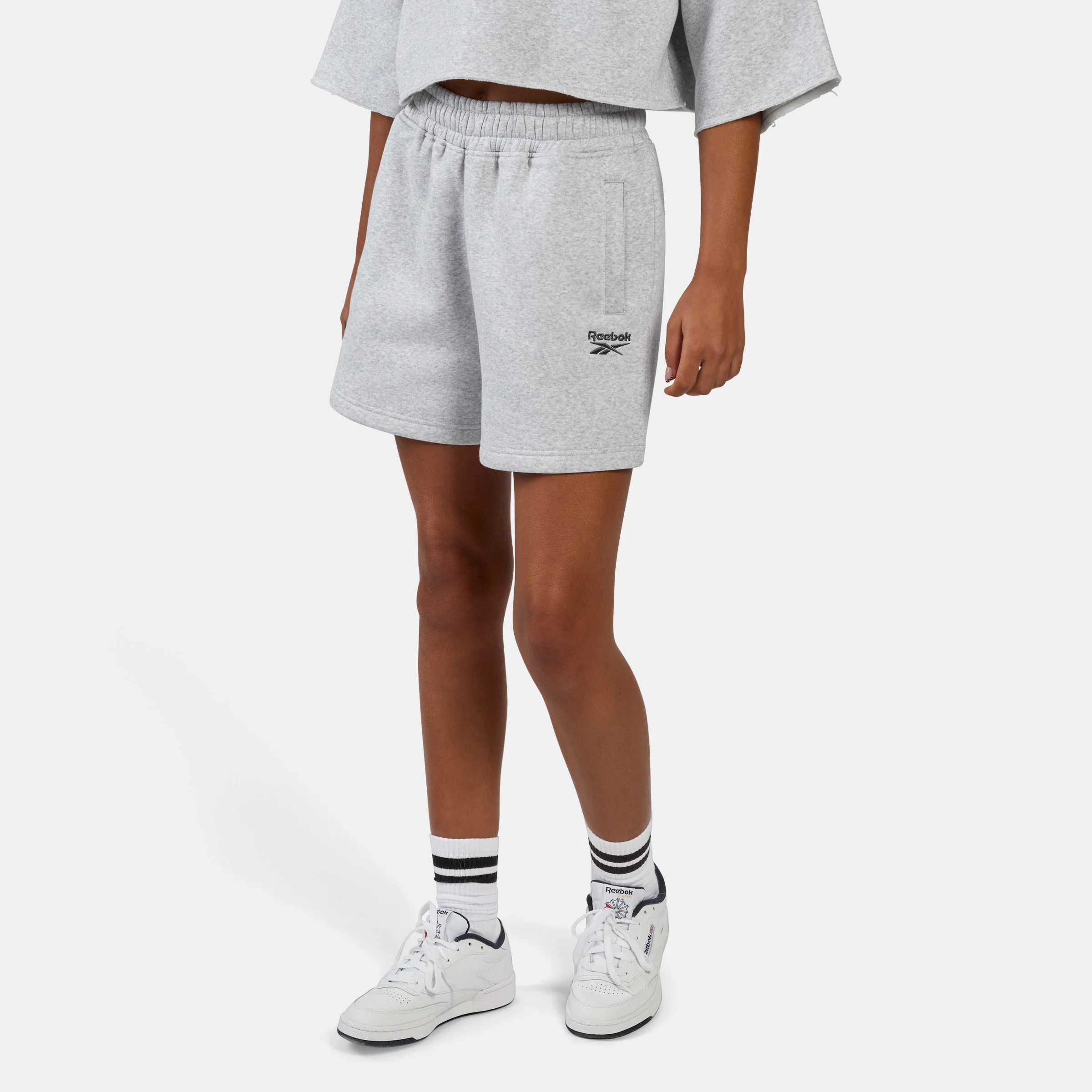 Wardrobe Essentials Short Silver Marl