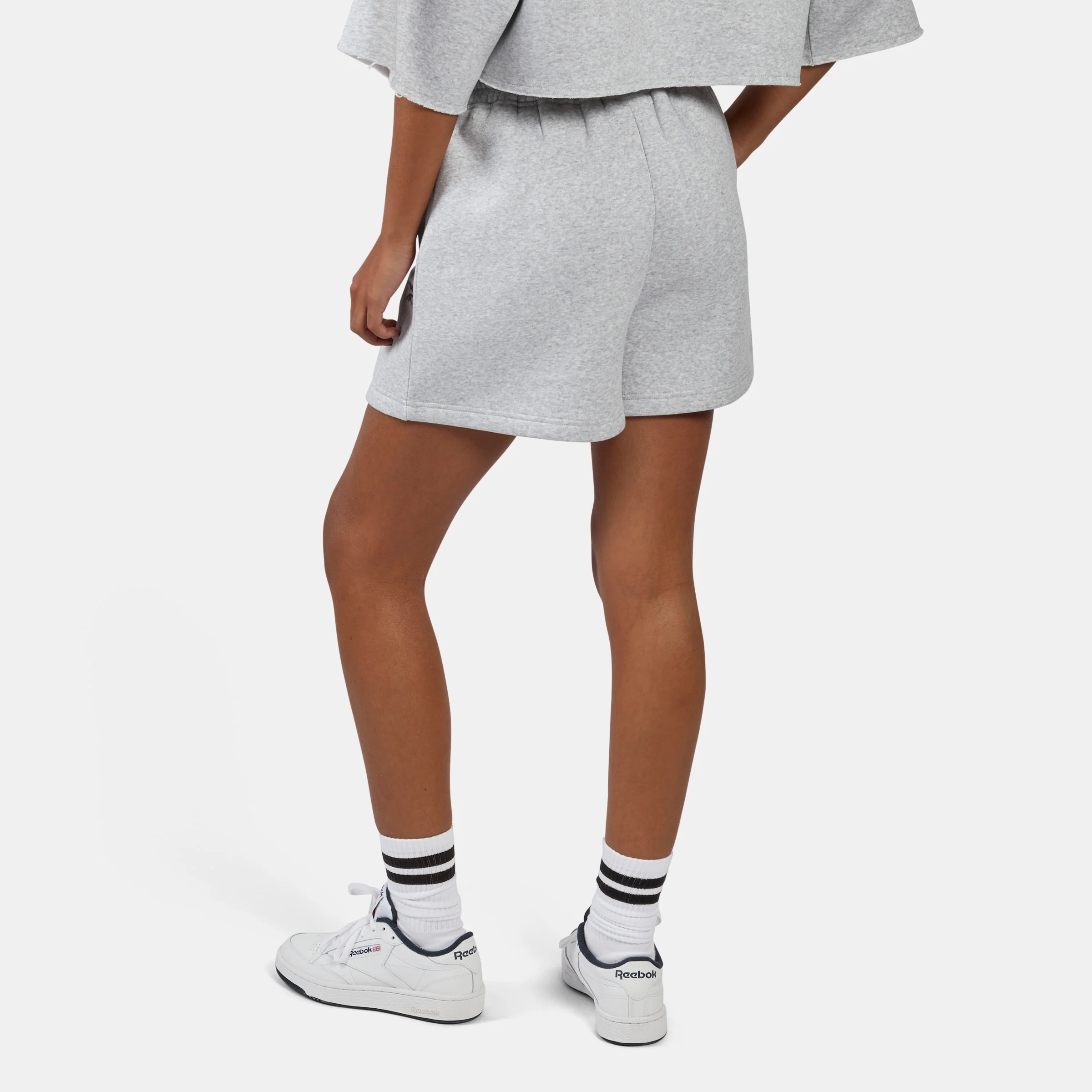 Wardrobe Essentials Short Silver Marl - Image 3