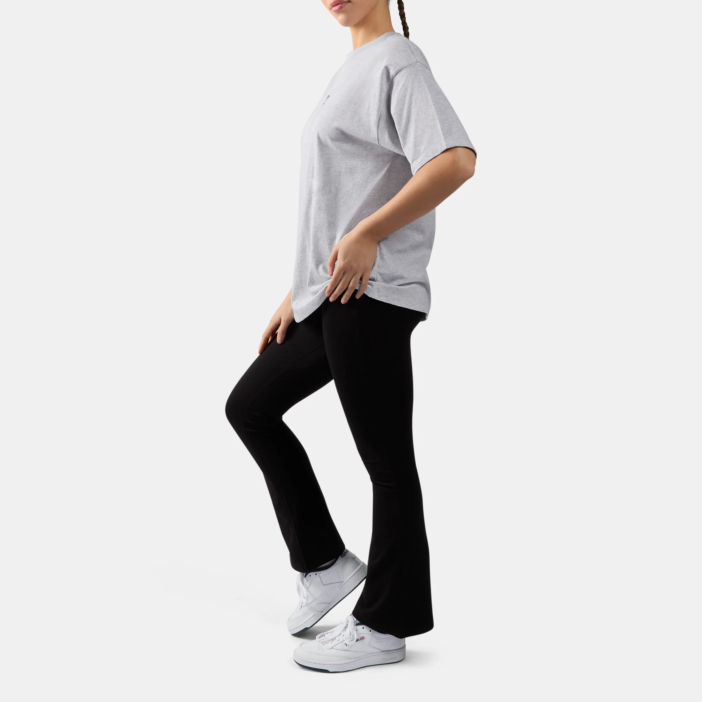 Wardrobe Essentials Tshirt Silver Marl - Image 2