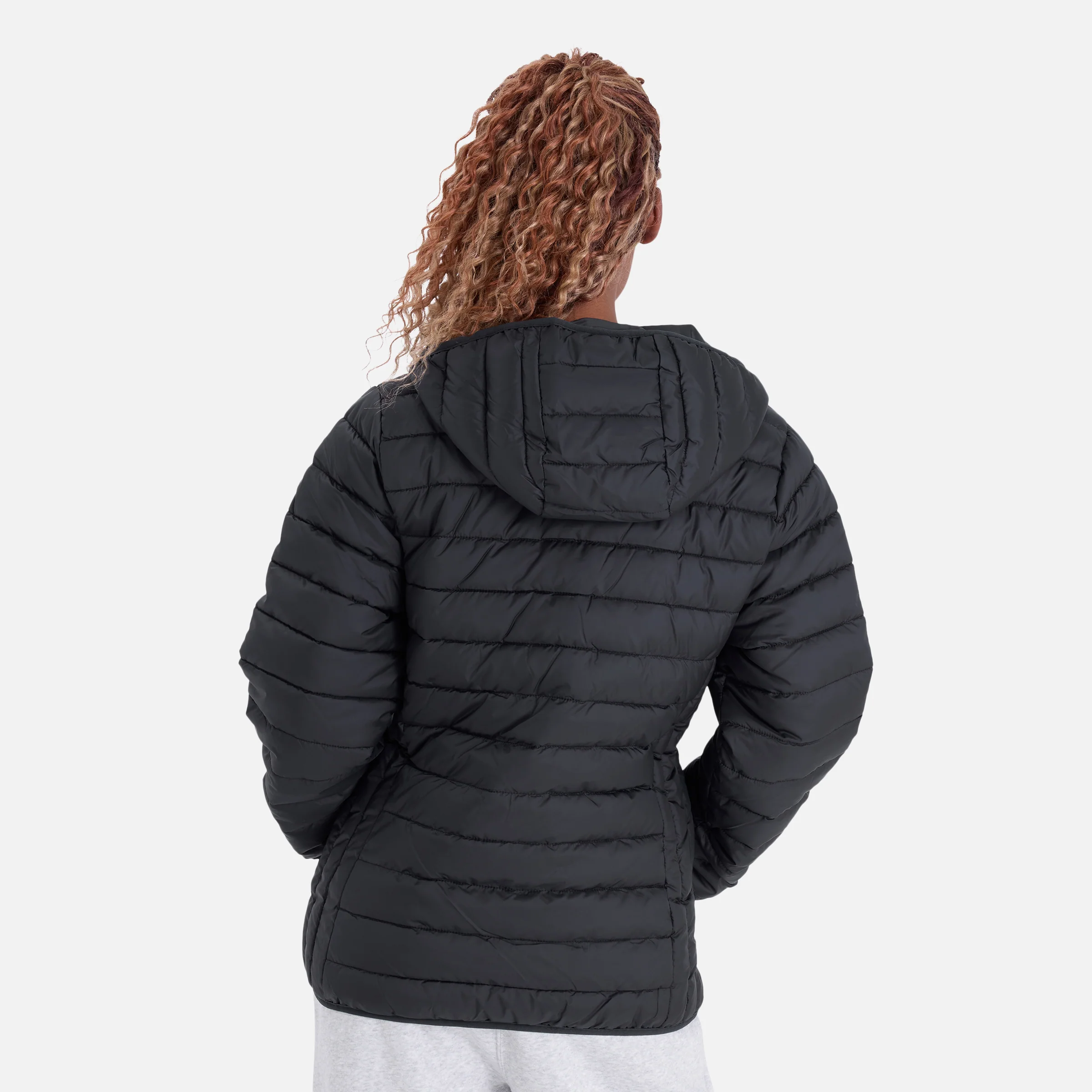 Women's Puffer Jacket Black - Image 3