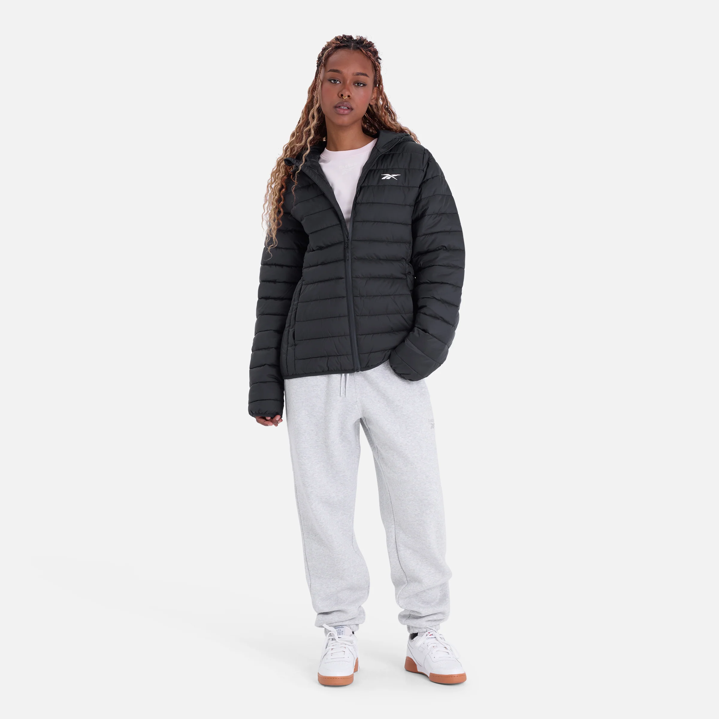 Women's Puffer Jacket Black - Image 4