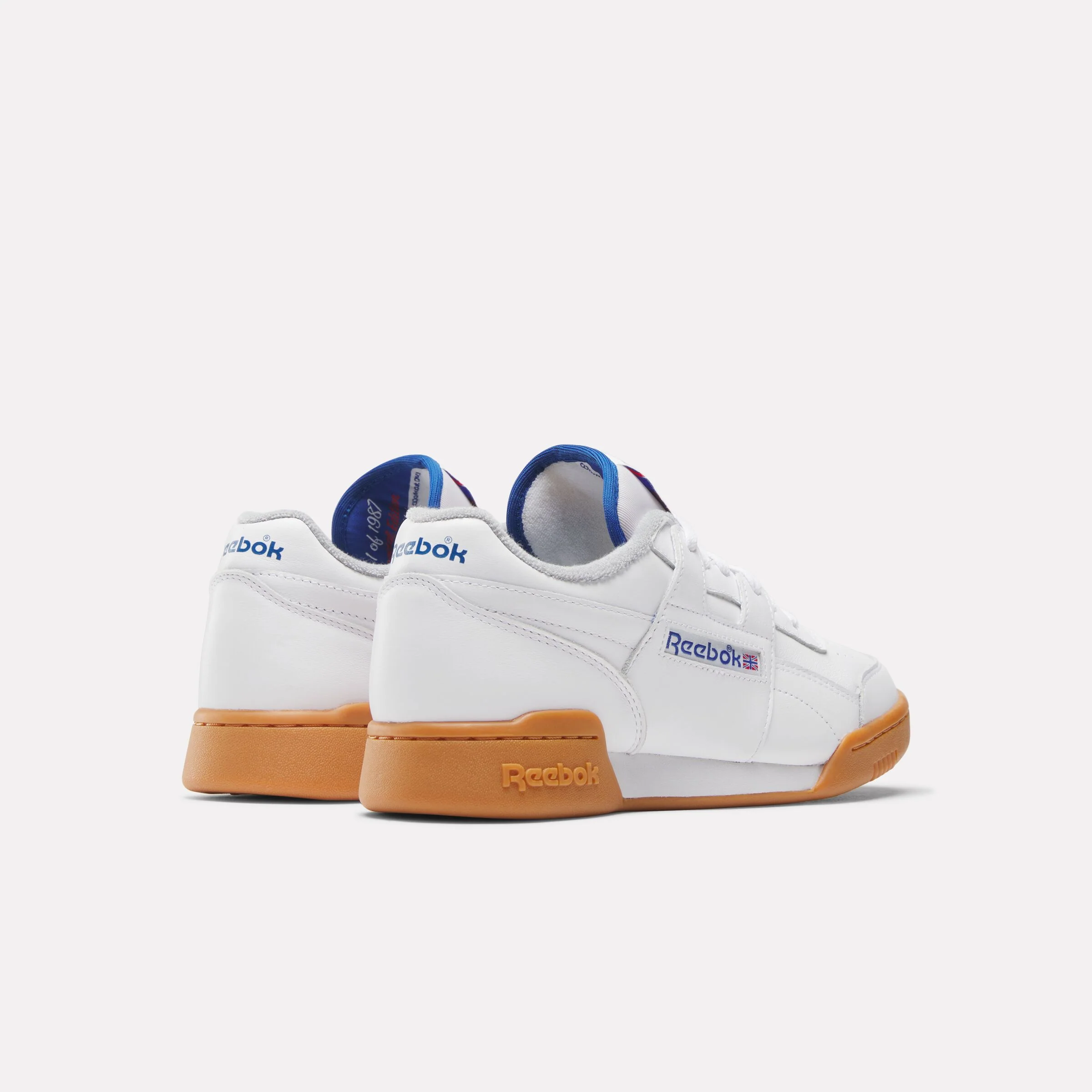 Workout Plus White/Vector Blue/Gum - Image 4